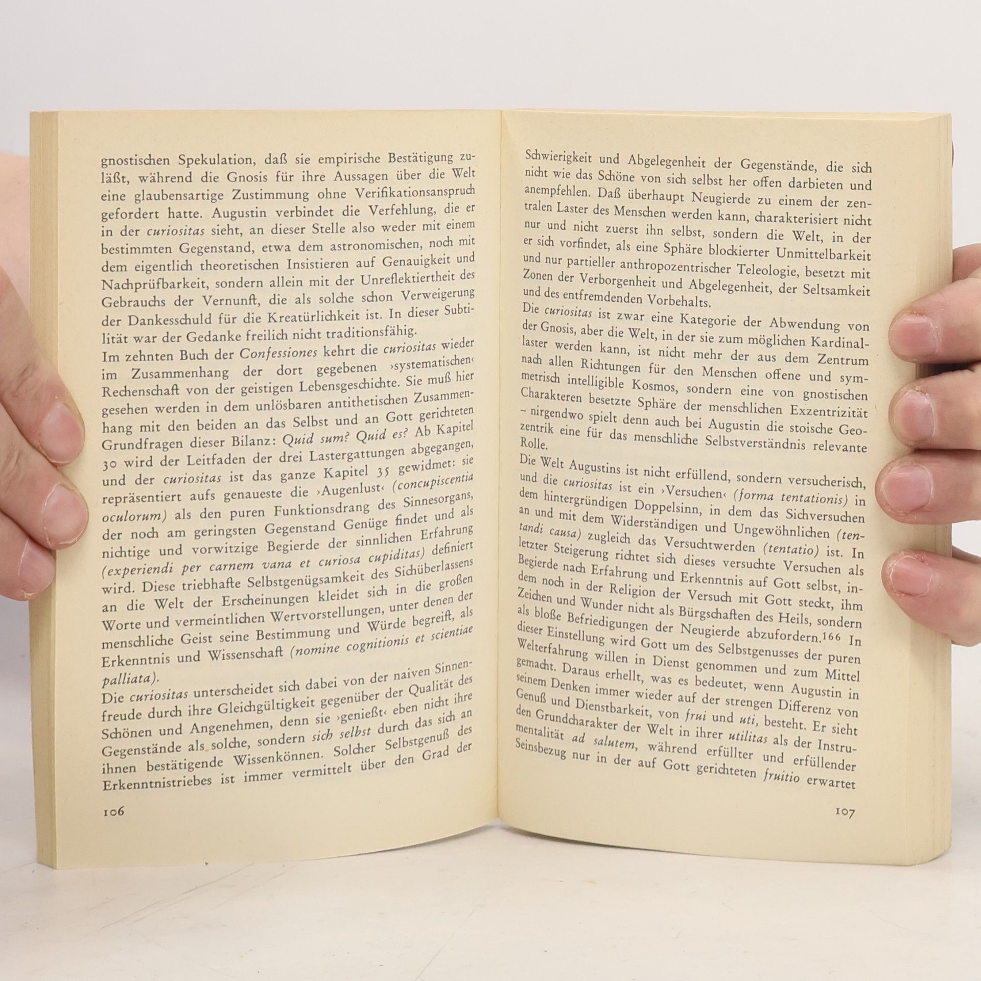 Hans Blumenberg Der Prozess der theoretischen Neugierde