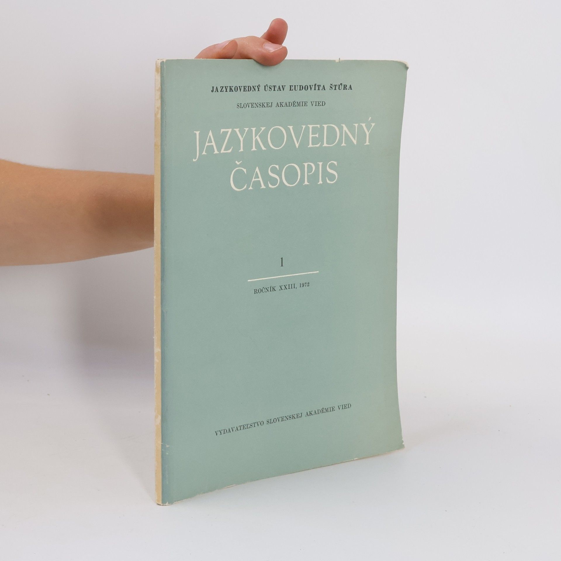 Autorenkollektiv Jazykovedný časopis 1. Ročník XXIII