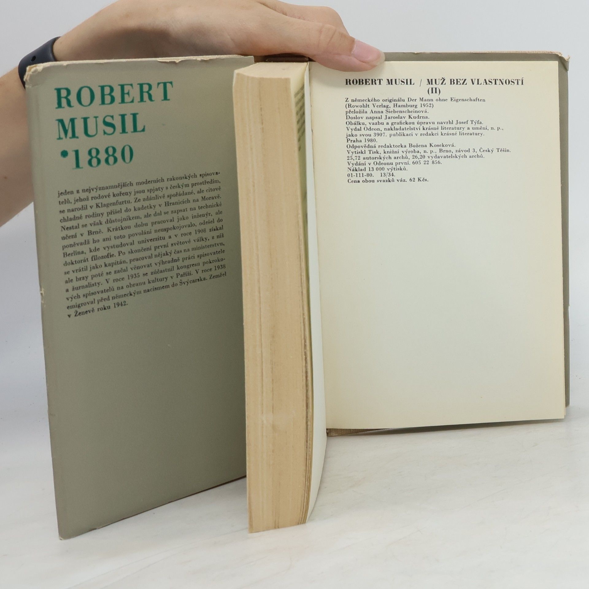 Robert Musil Muž bez vlastností II
