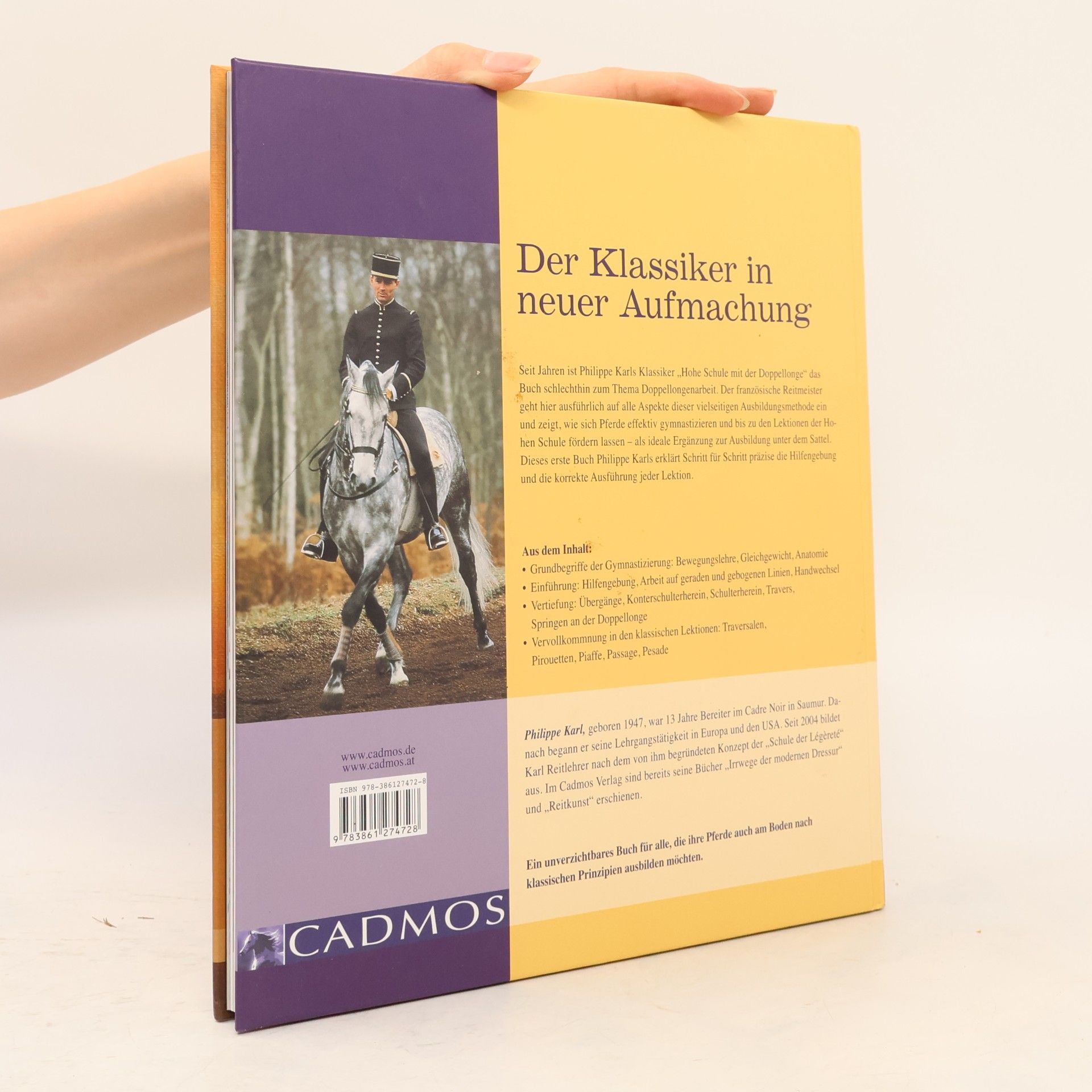 Philippe Karl Hohe Schule mit der Doppellonge