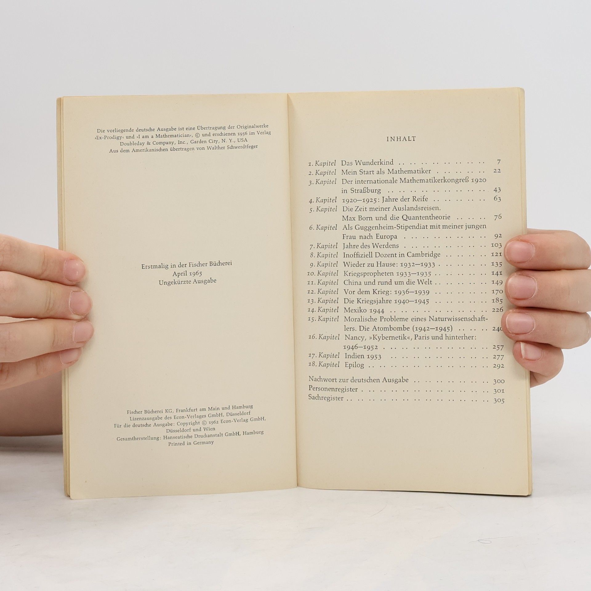 Norbert Wiener Mathematik - Mein Leben