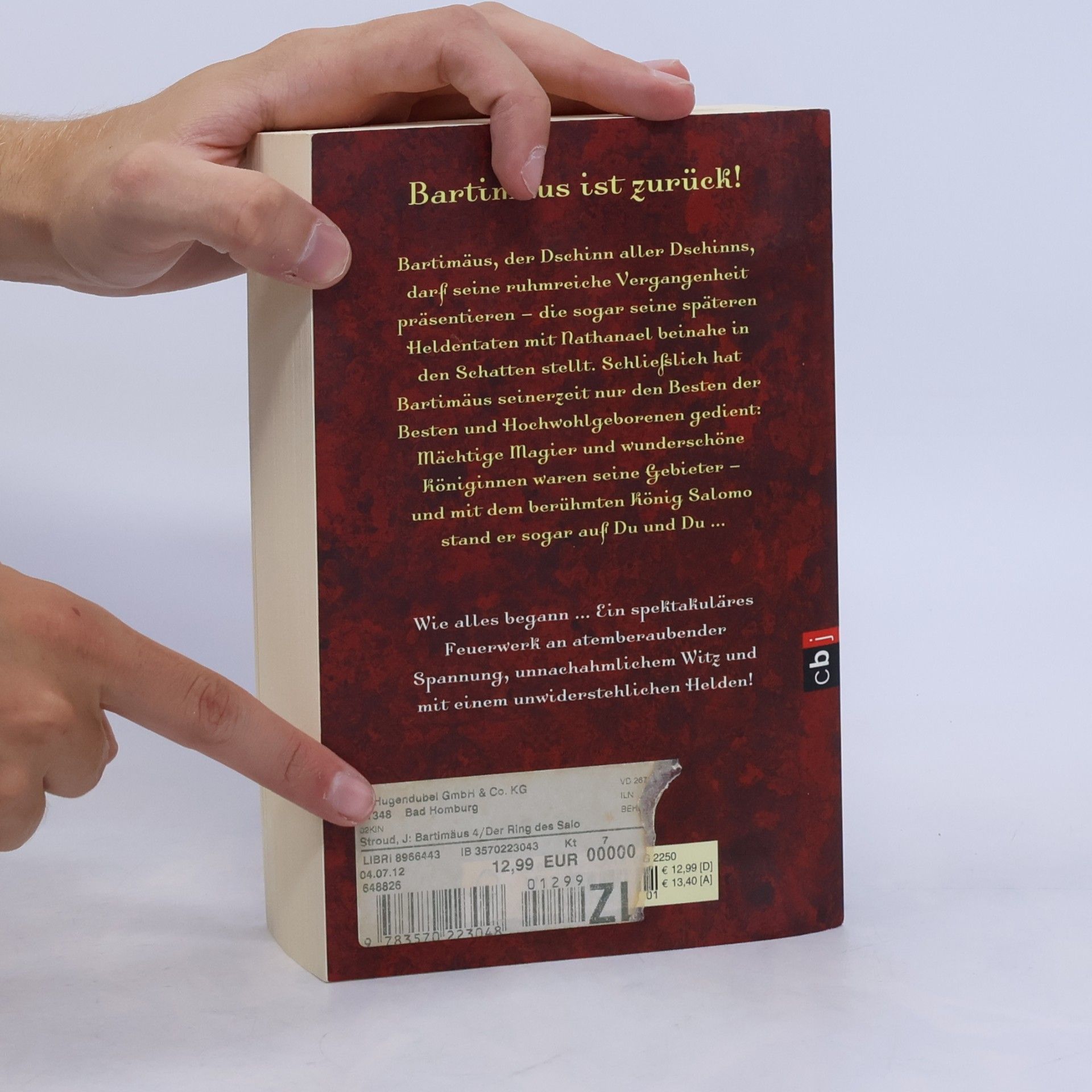 Jonathan Stroud Bartimäus: Der Ring des Salomo