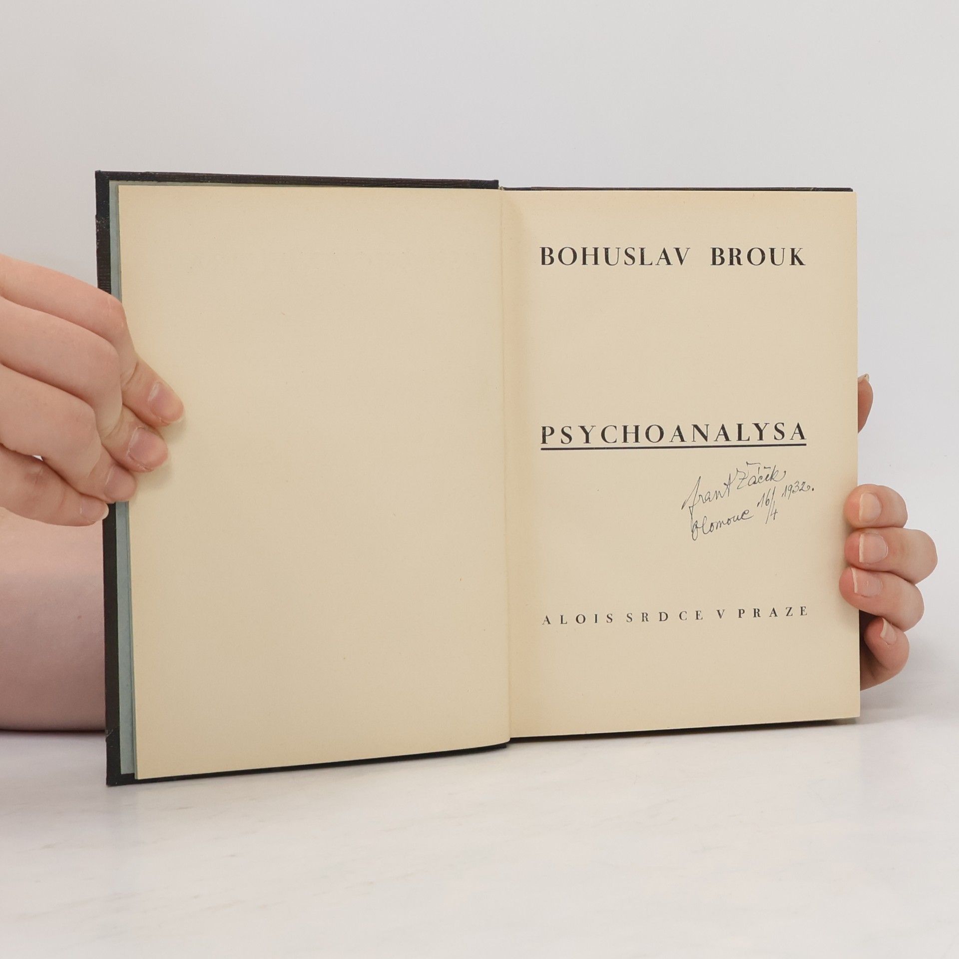 Bohuslav Brouk Psychoanalysa