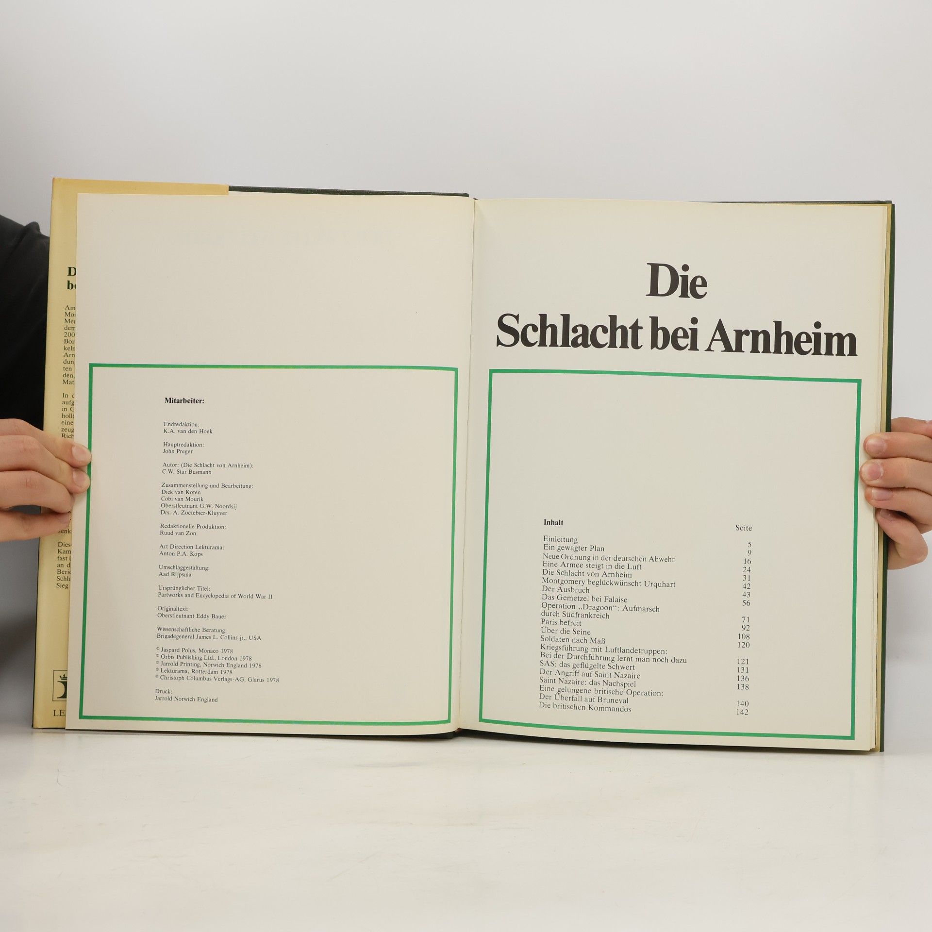 Autorenkollektiv Die Schlacht bei Arnheim. Der Zweite Weltkrieg