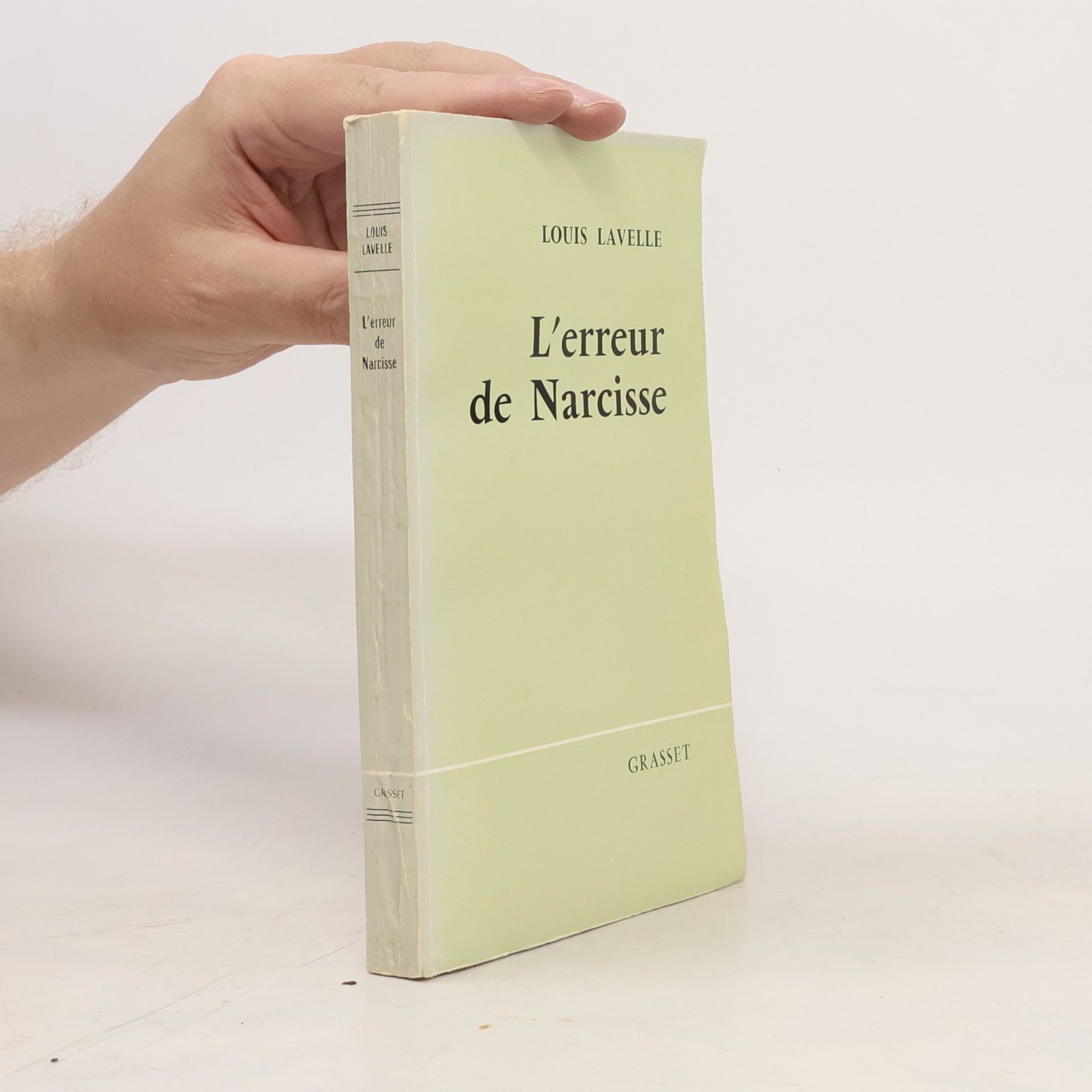 Louis Lavelle L'erreur de Narcisse