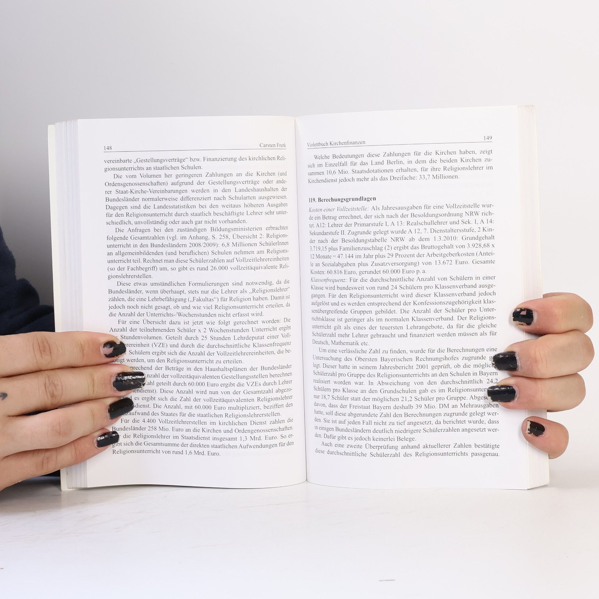 Carsten Frerk Violettbuch Kirchenfinanzen