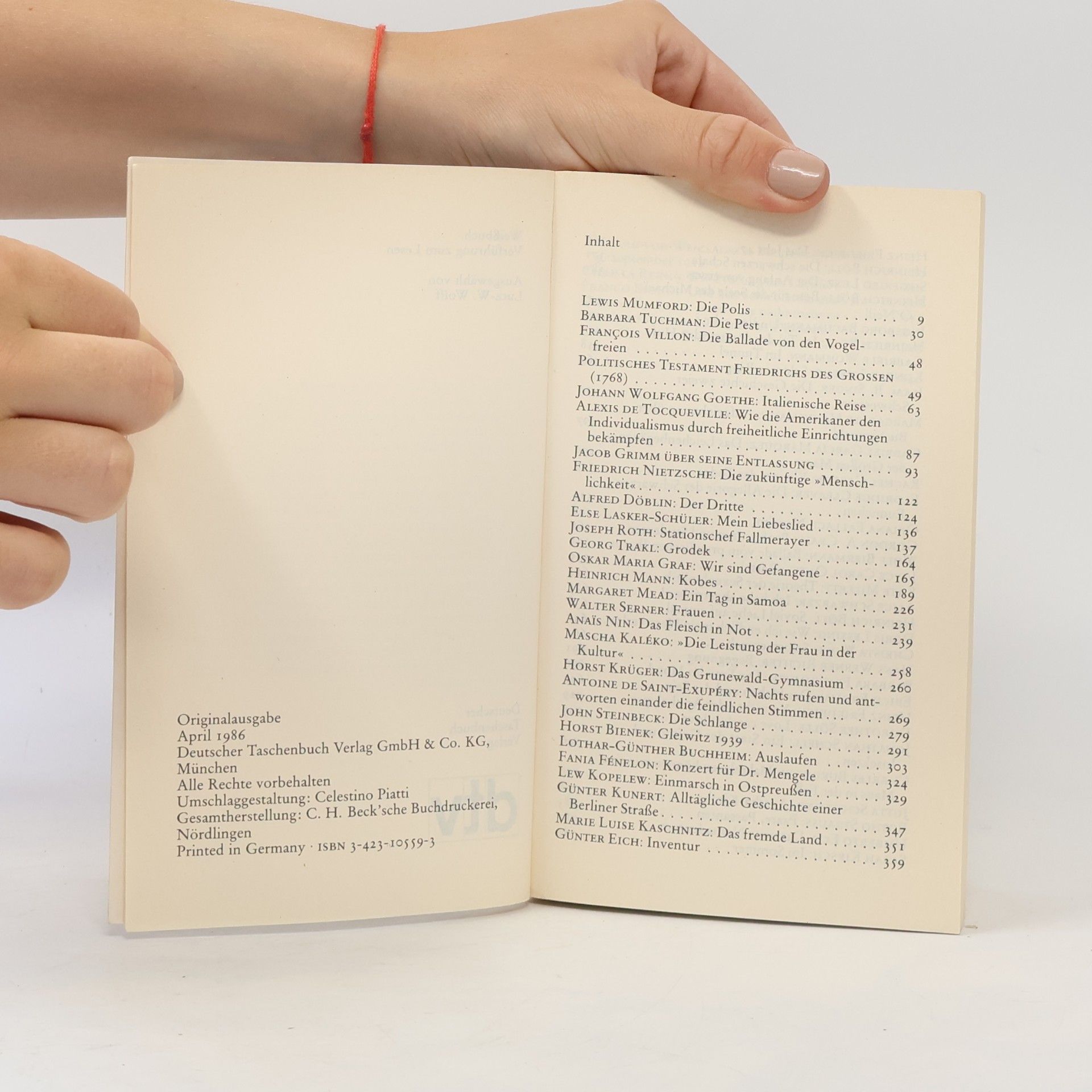 Various authors Weißbuch