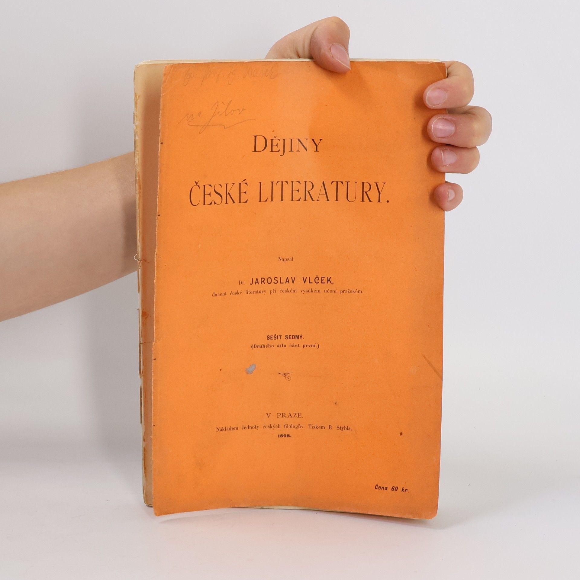 Jaroslav Vlček Dějiny české literatury 7