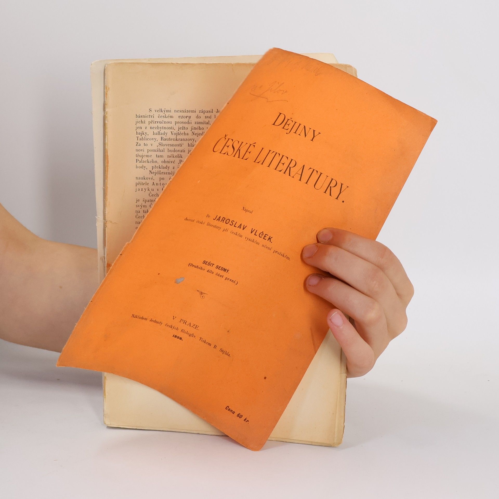 Jaroslav Vlček Dějiny české literatury 7