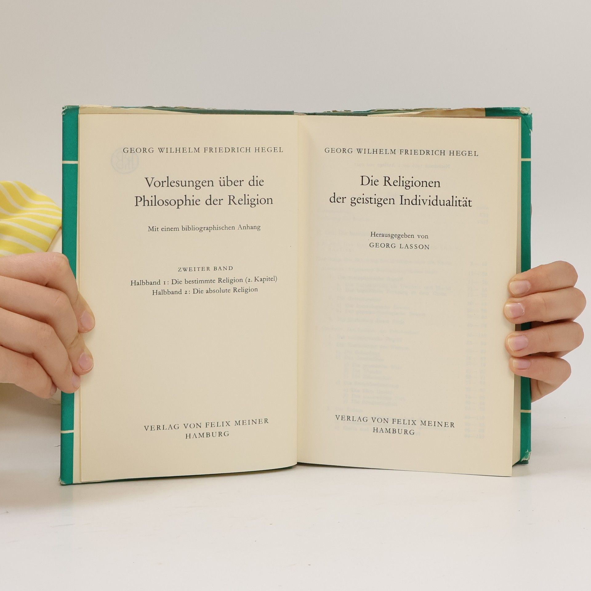 Georg Wilhelm Friedrich Hegel Vorlesungen über die Philosophie der Religion II