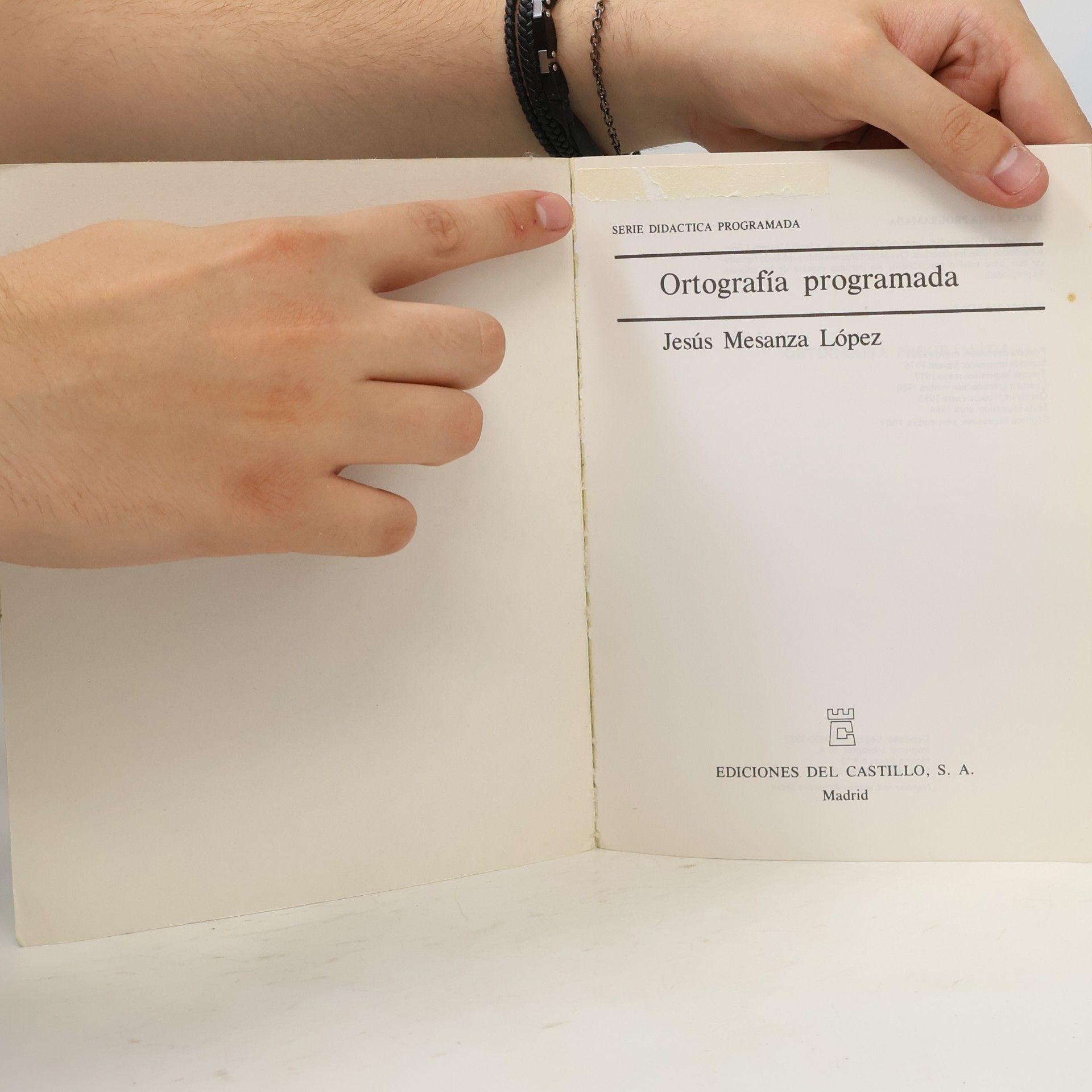 Jesús Mesanza López Ortografía programada