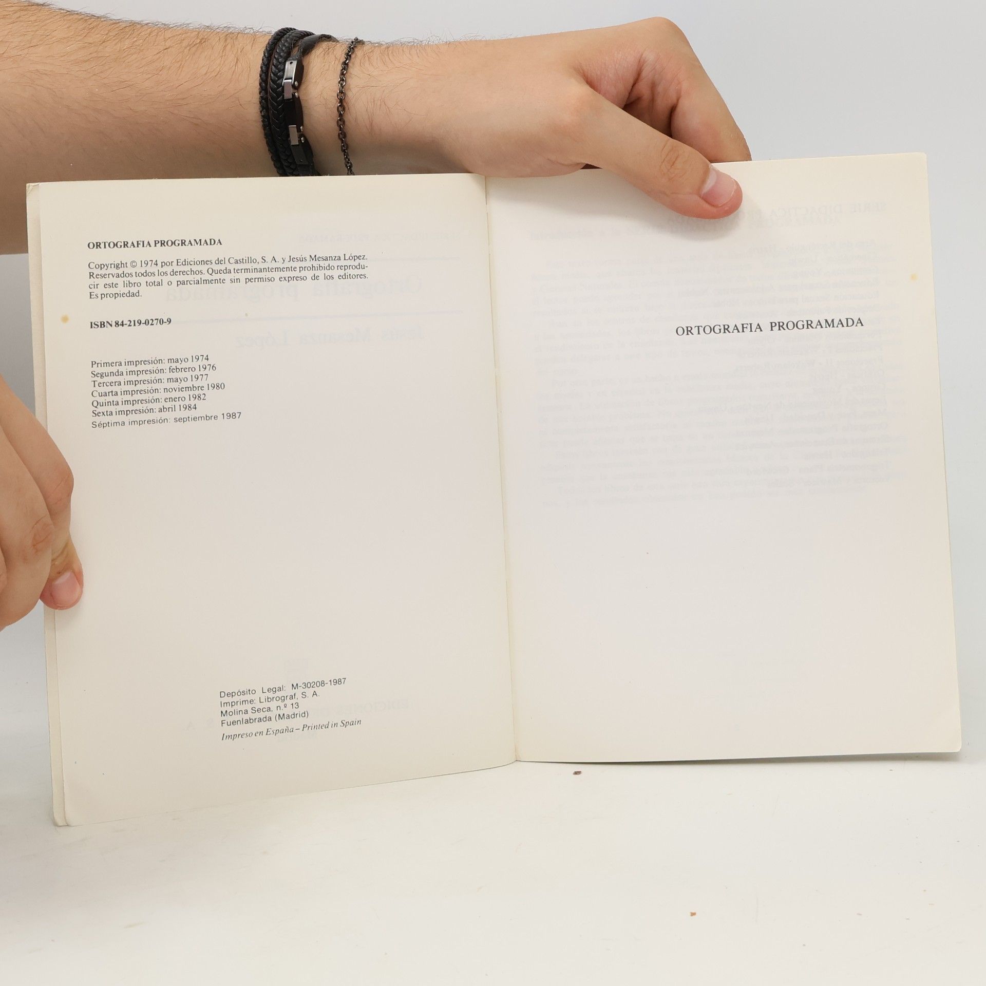 Jesús Mesanza López Ortografía programada