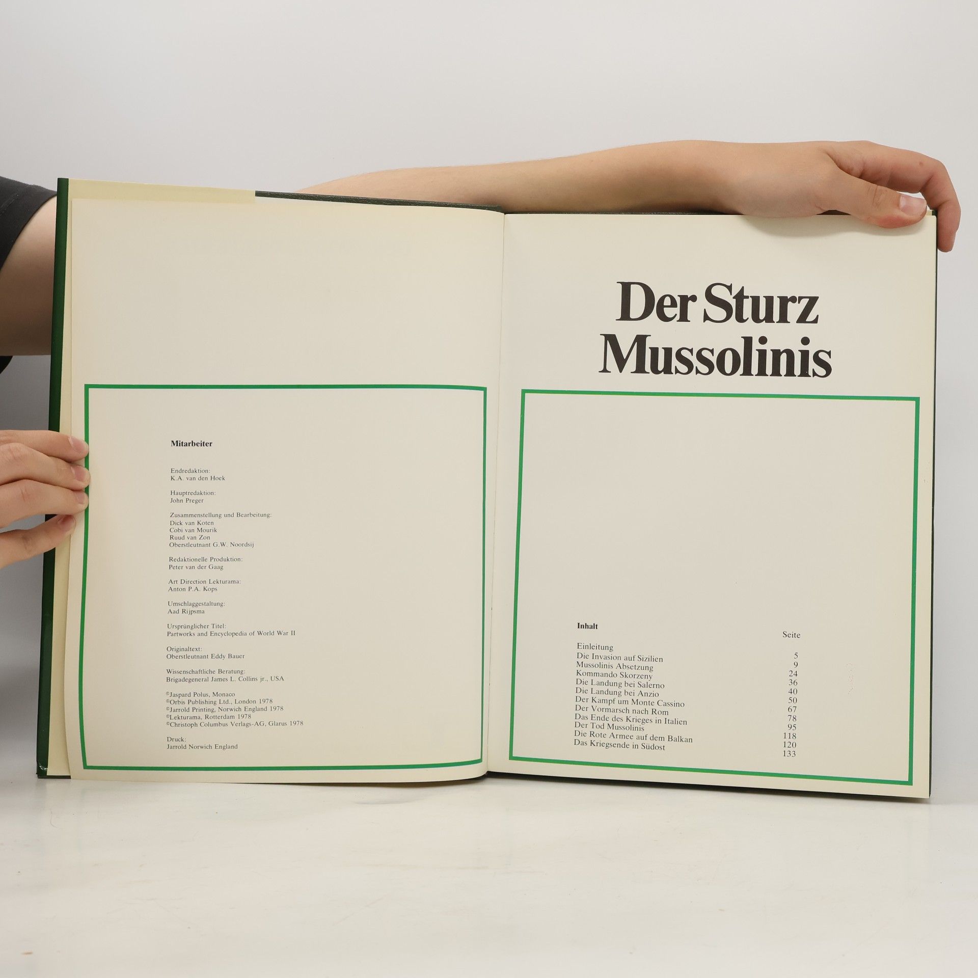 Various authors Der Zweite Weltkrieg. Der Sturz Mussolinis