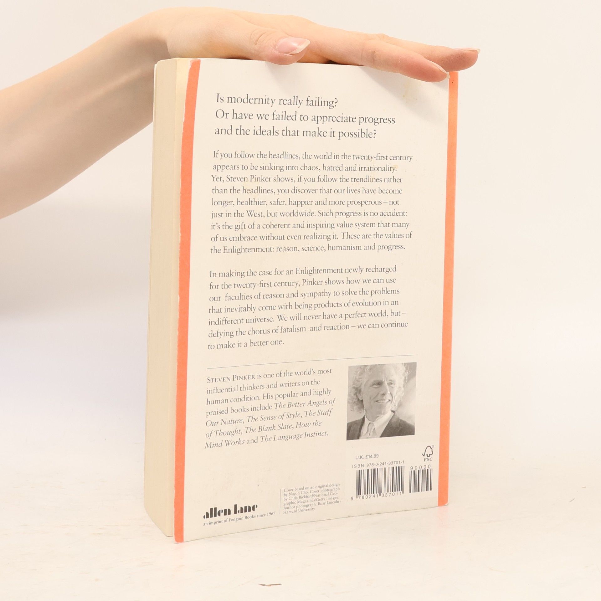 Steven Pinker Enlightenment now : the case for reason, science, humanism, and progress