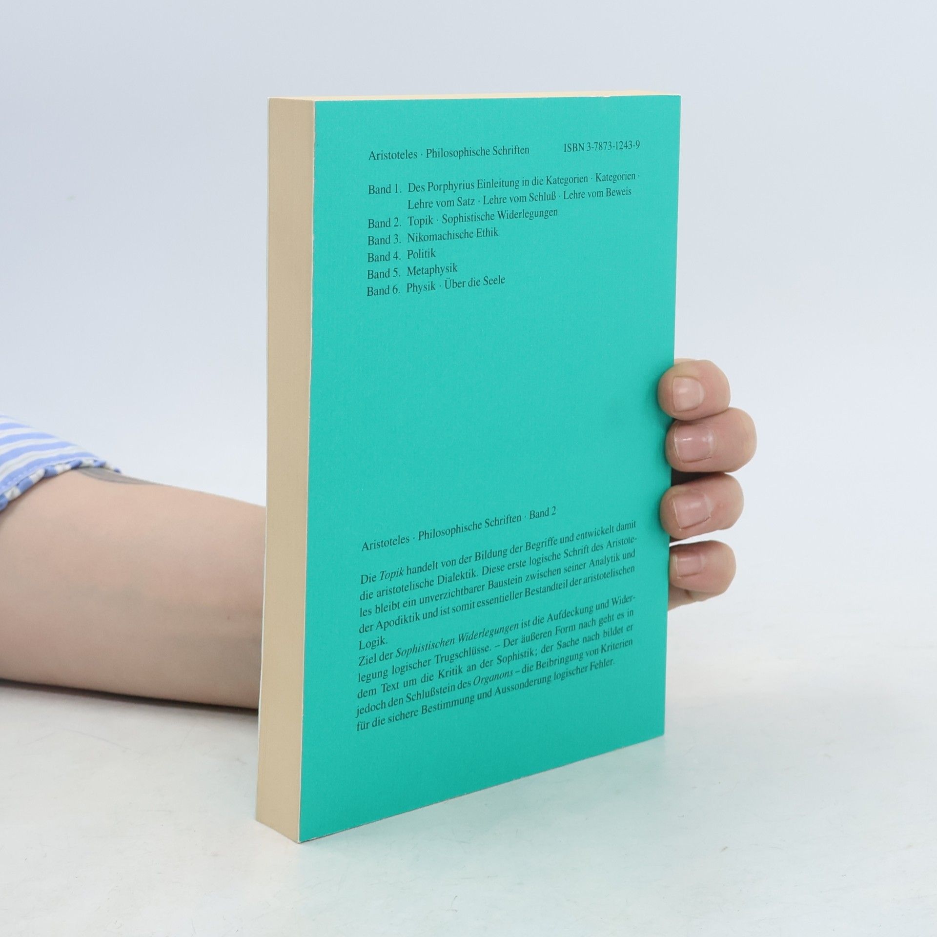 Aristotelés Philosophische Schriften