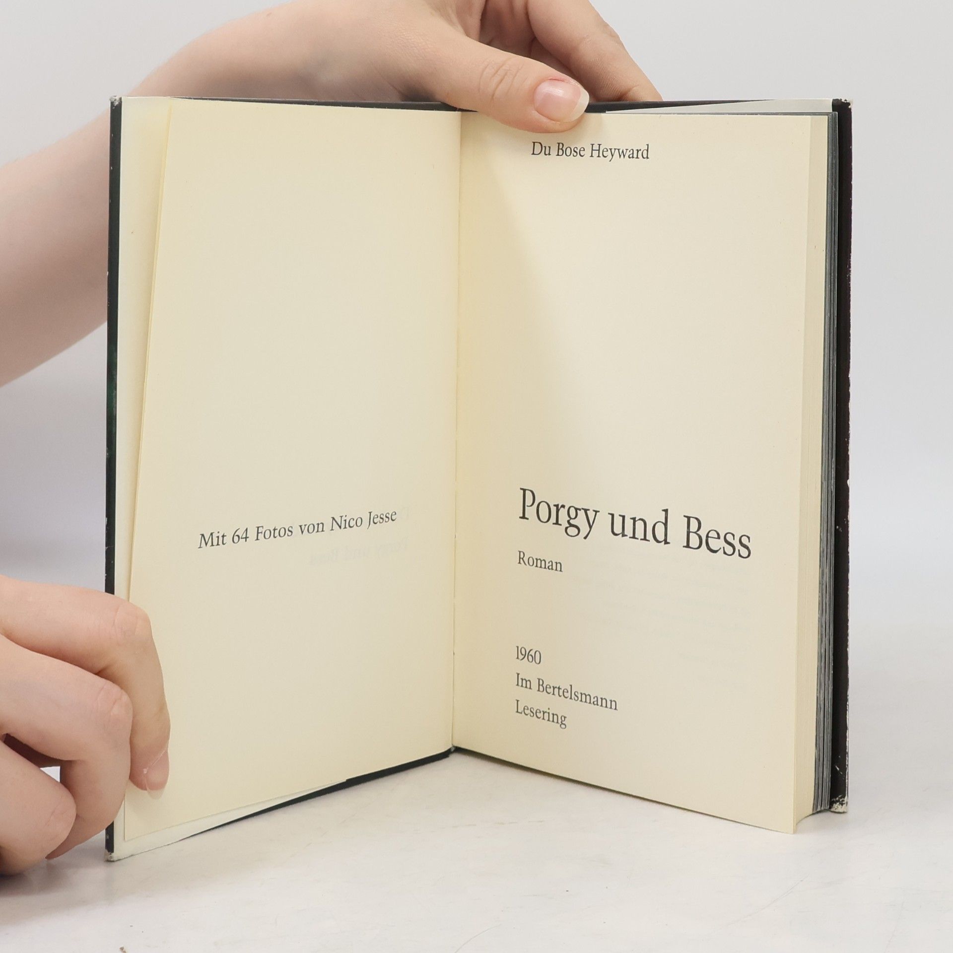Du Bose Heyward Porgy und Bess