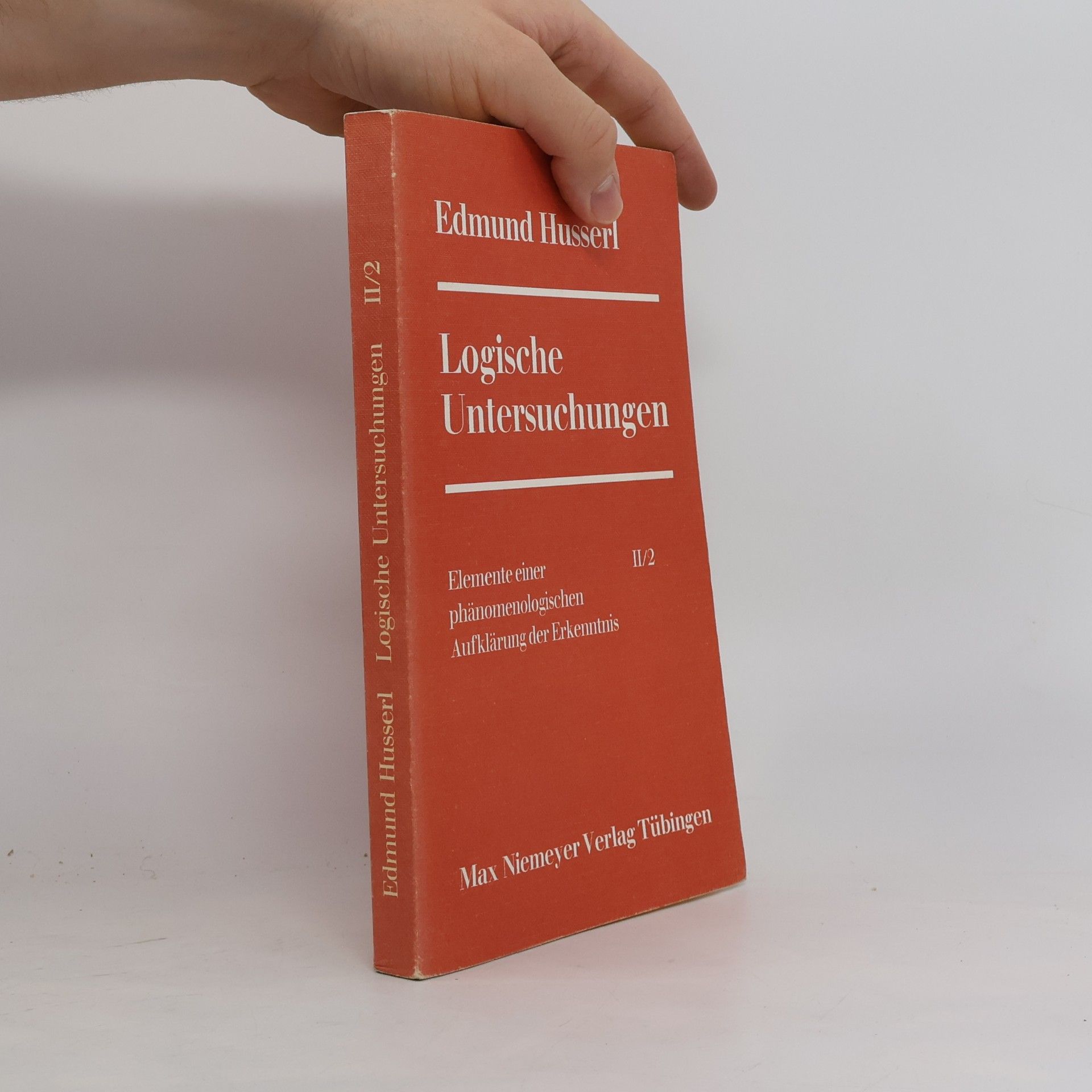Edmund Husserl Logische Untersuchungen II/2
