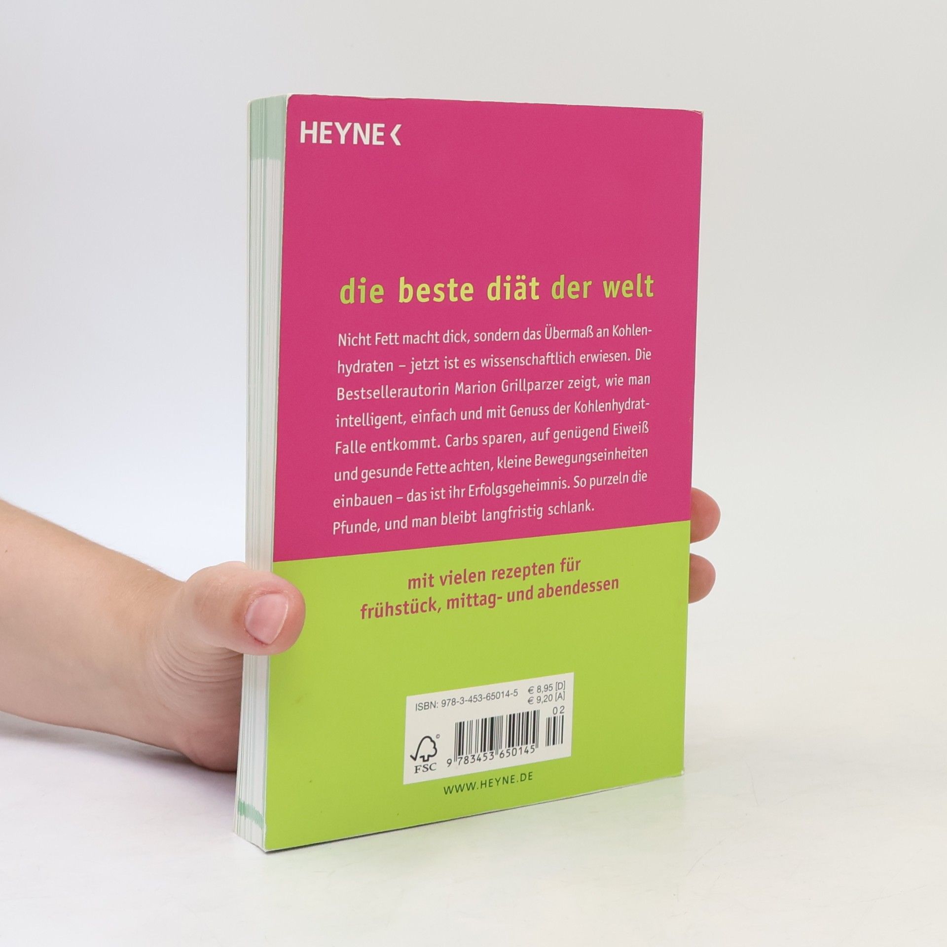 Marion Grillparzer Einfach abnehmen mit der Carb-100-Formel