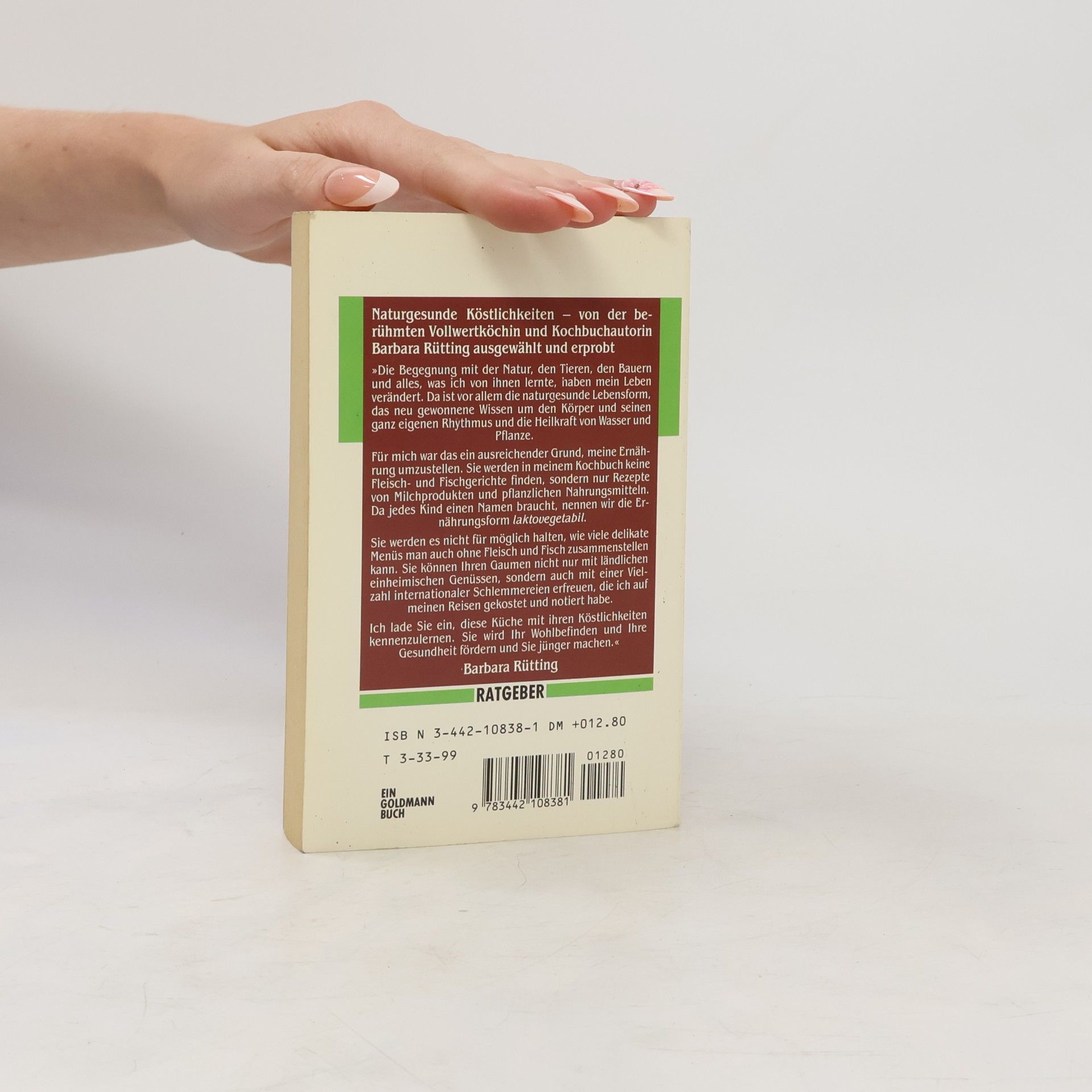 Barbara Rütting Mein Kochbuch