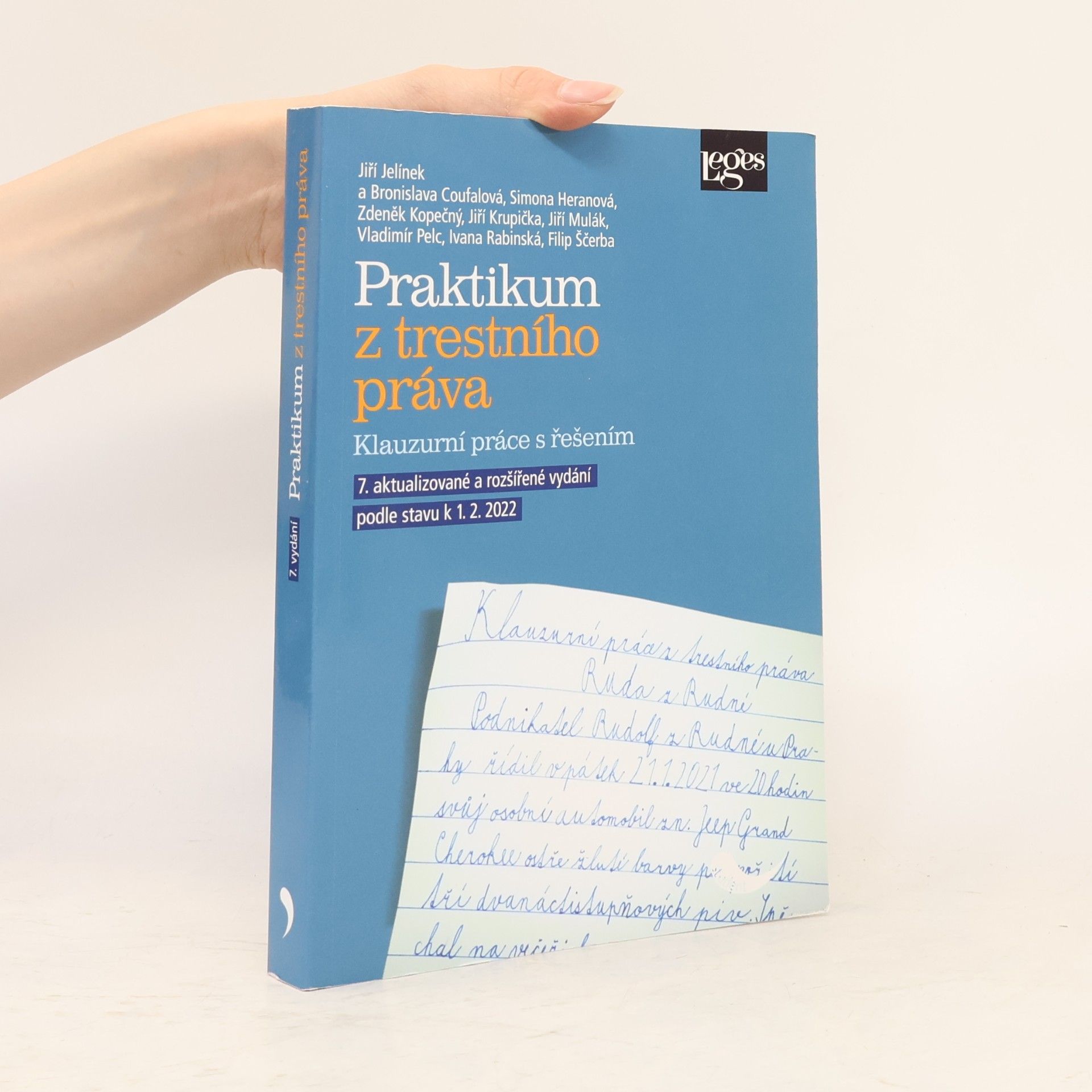 Jiří Jelínek Praktikum z trestního práva : klauzurní práce s řešením