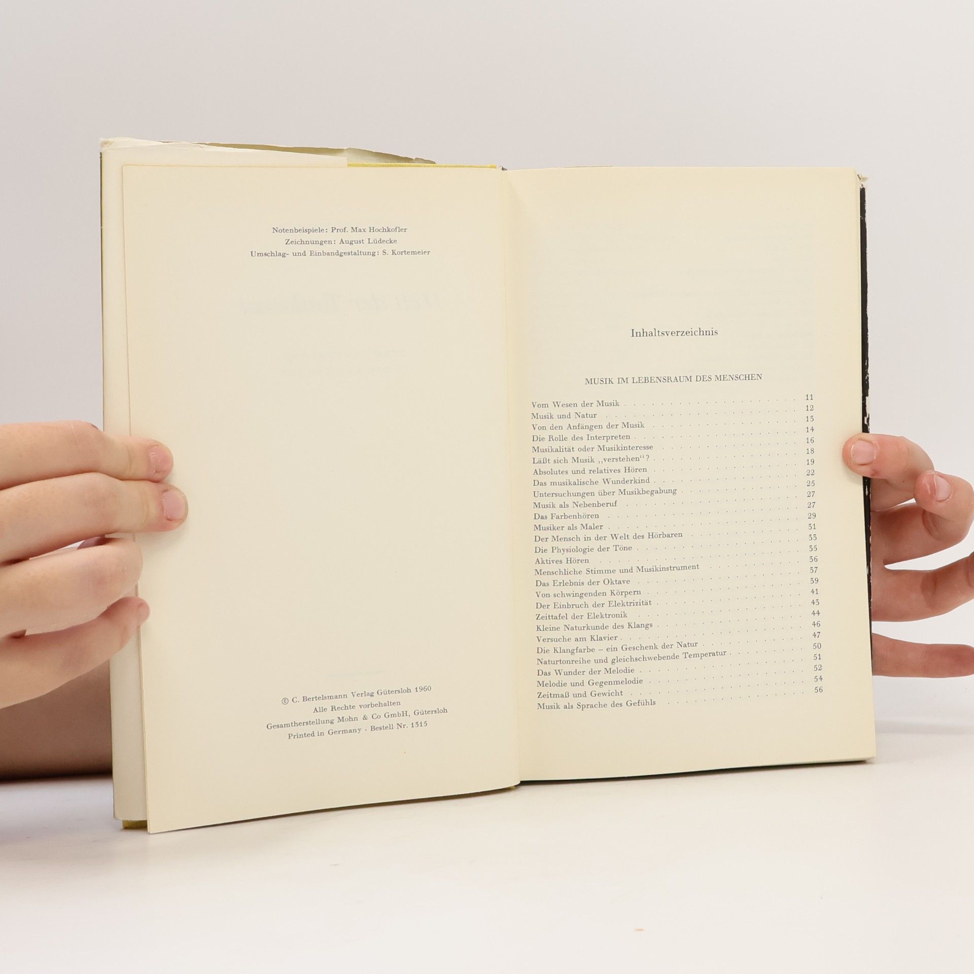 Hans Schnoor Welt der Tonkunst