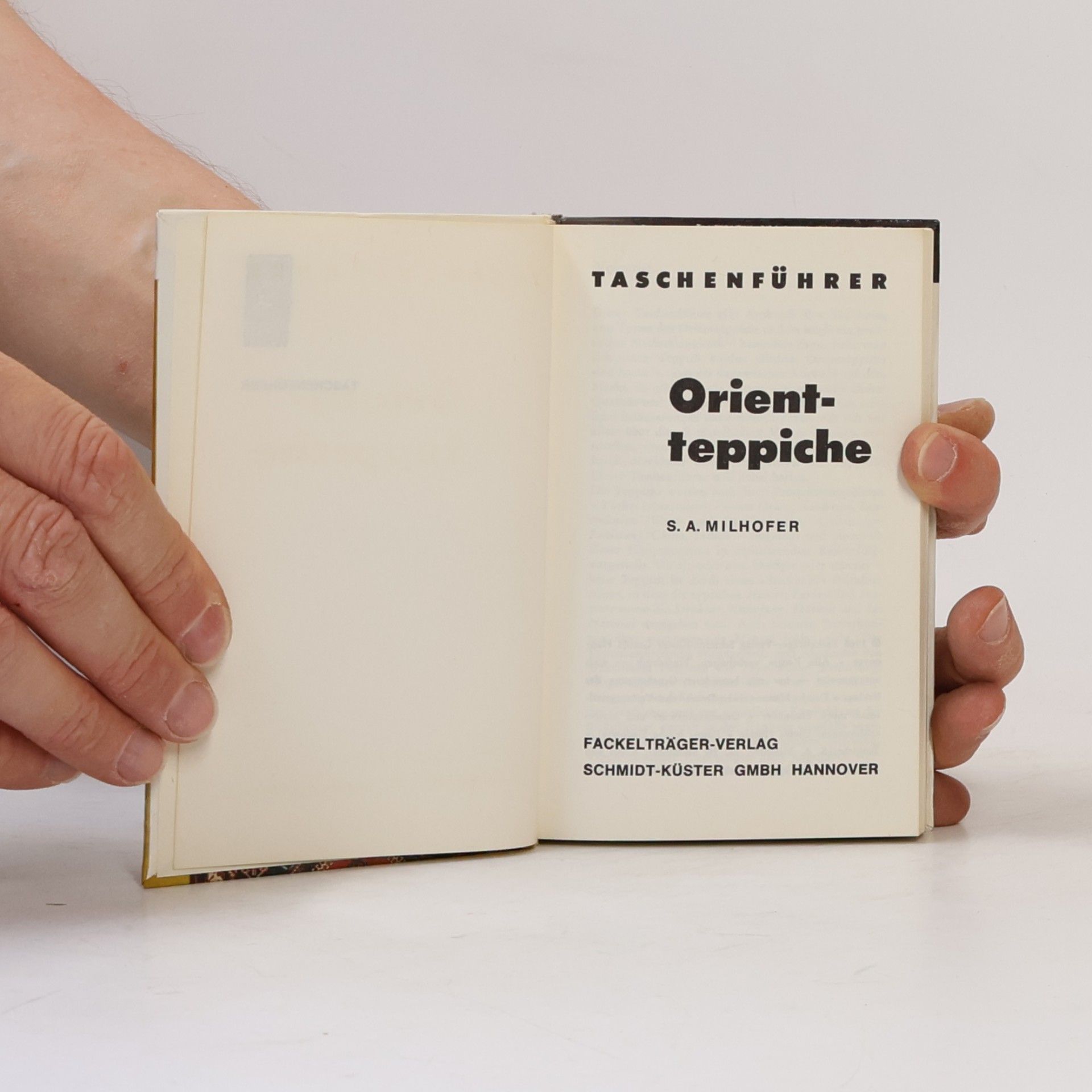 S. A. Milhofer Orient-teppiche