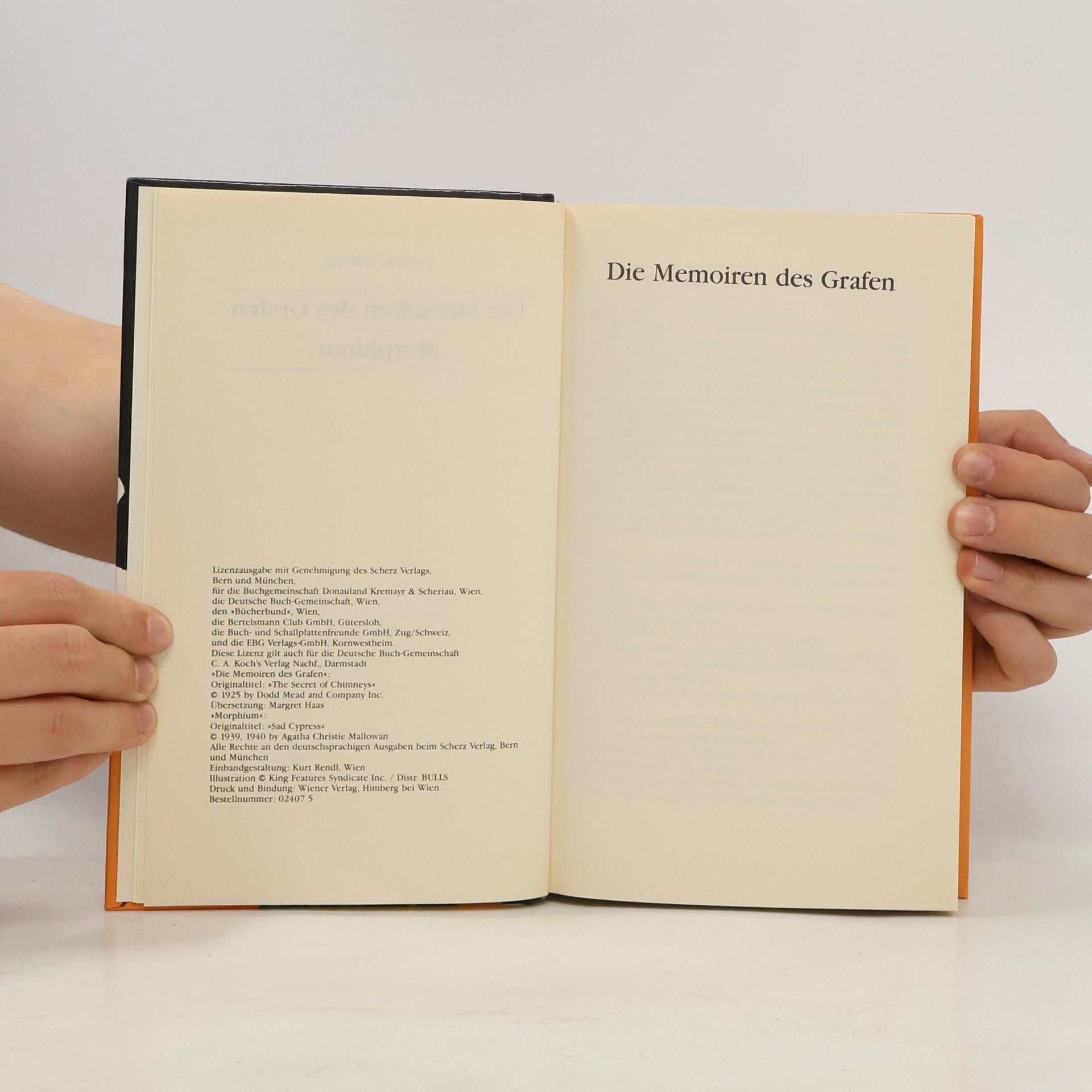 Agatha Christie Die Memoiren des Grafen. Morphium