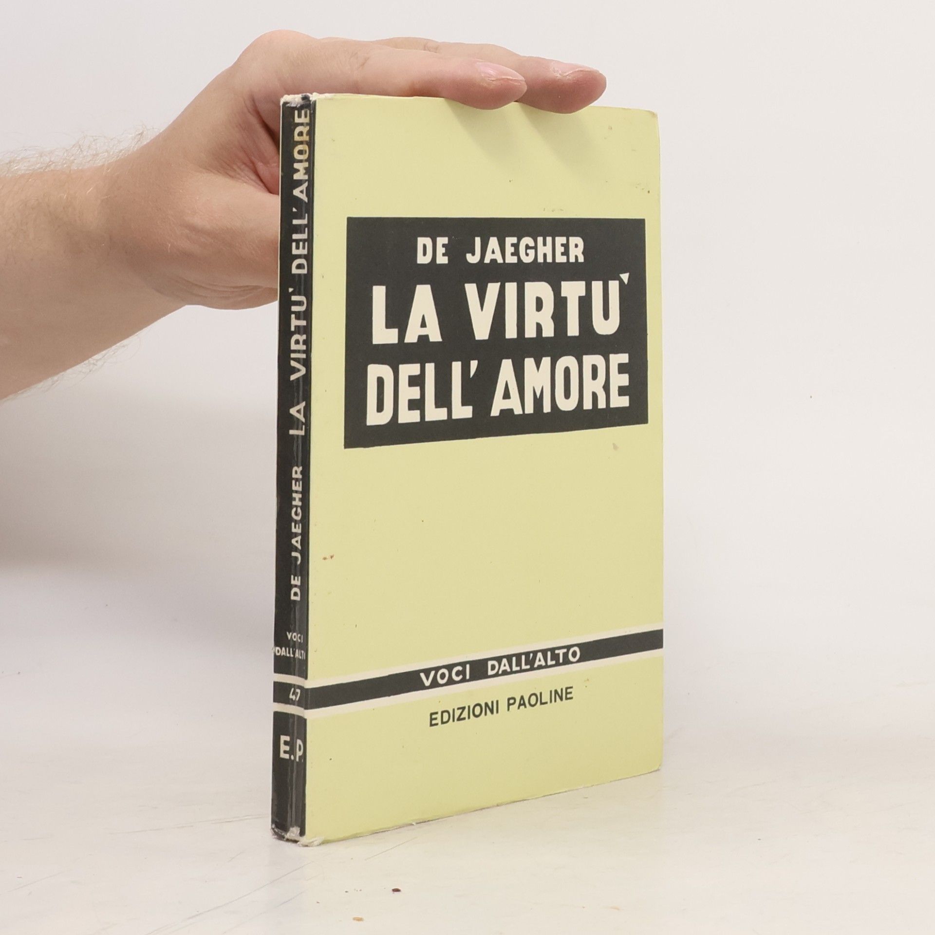 Paul de Jaegher La virtu dell'amore