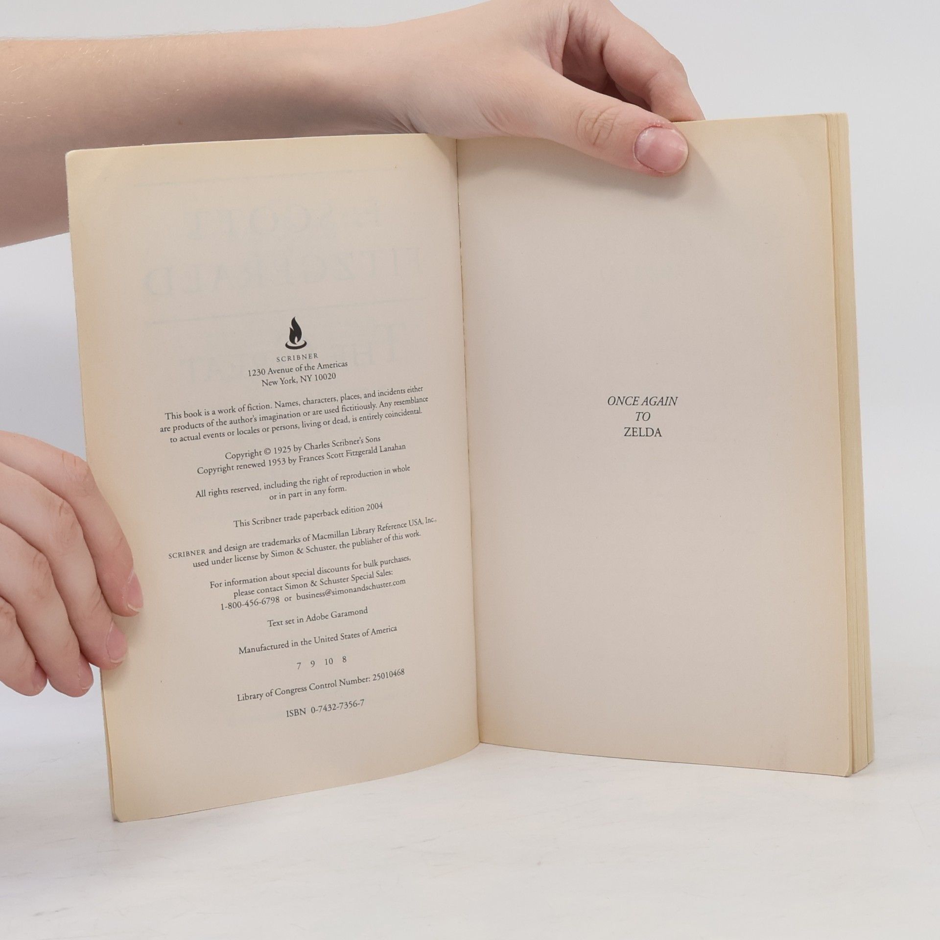 Francis Scott Fitzgerald The Great Gatsby