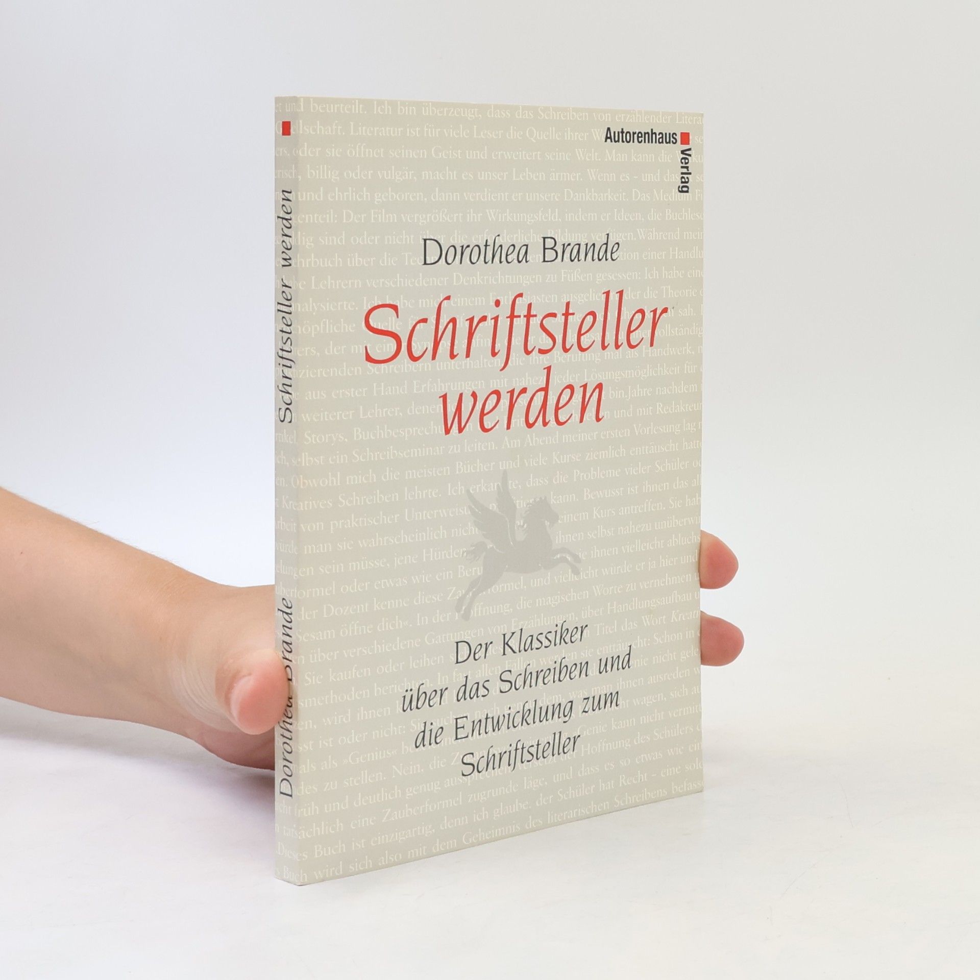 Dorothea Brande Schriftsteller werden