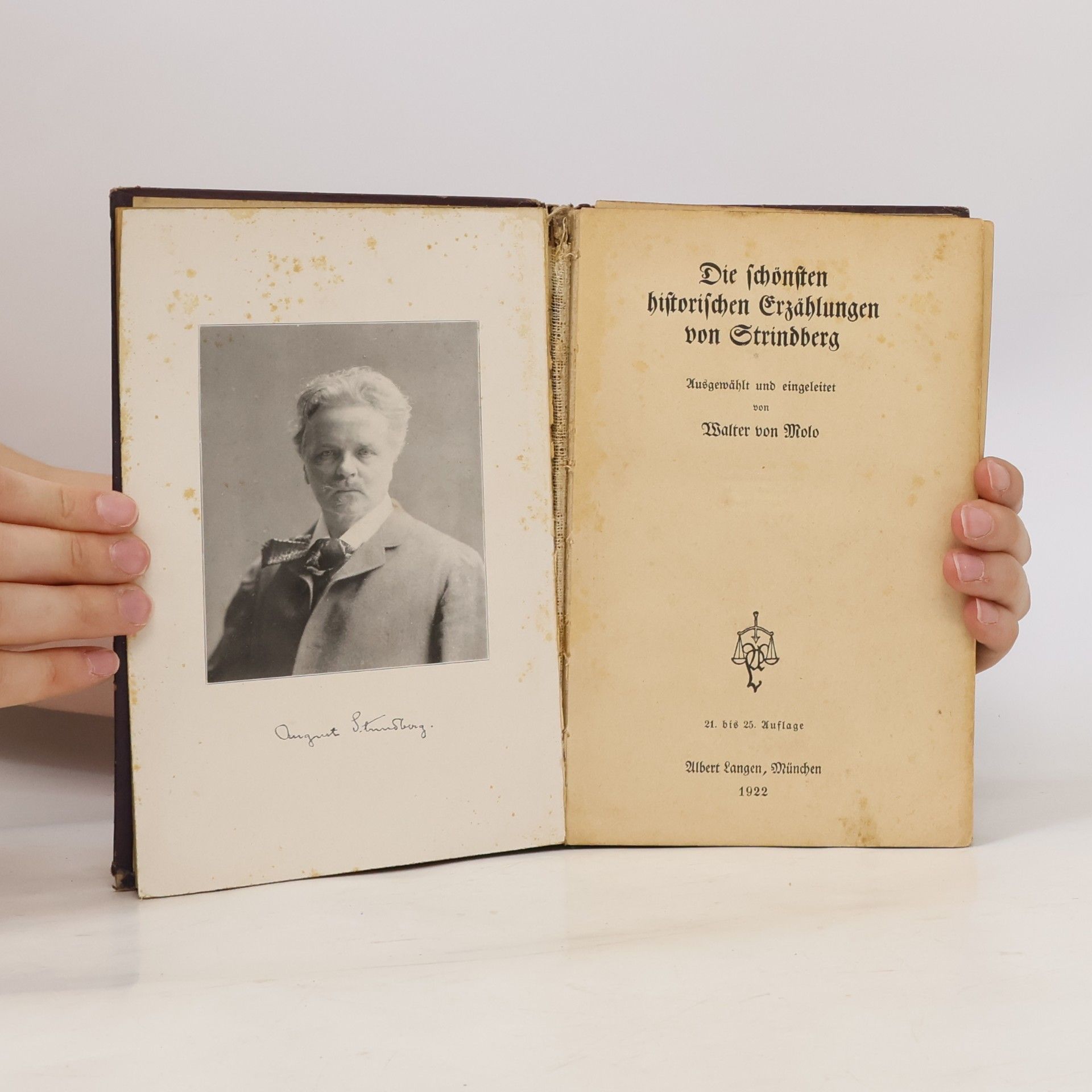 Walter von Molo Die schönsten Historischen Erzählungen von Strindberg