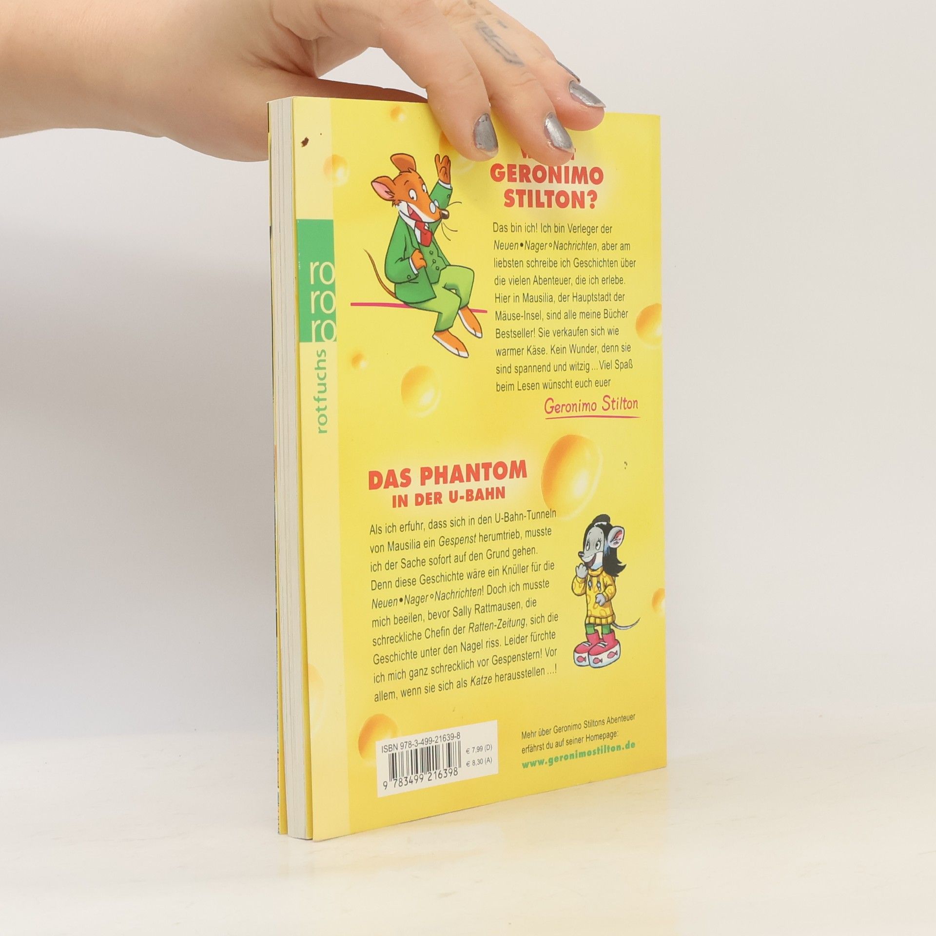 Autorenkollektiv Geronimo Stilton. Das Phantom in der U-Bahn