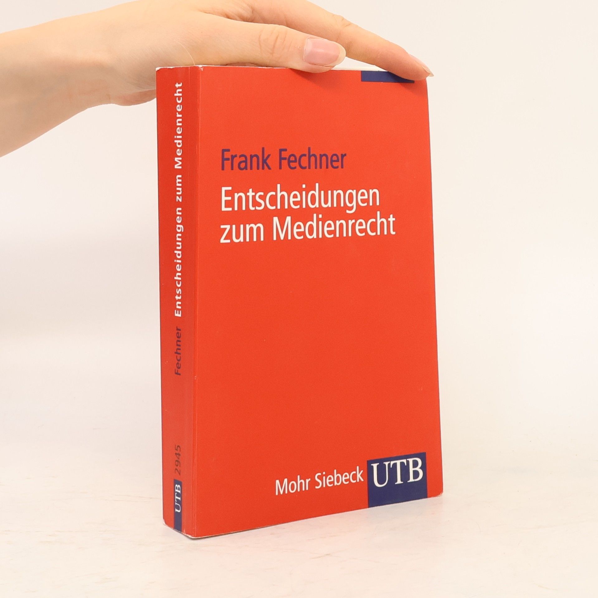 Frank Fechner Entscheidungen zum Medienrecht
