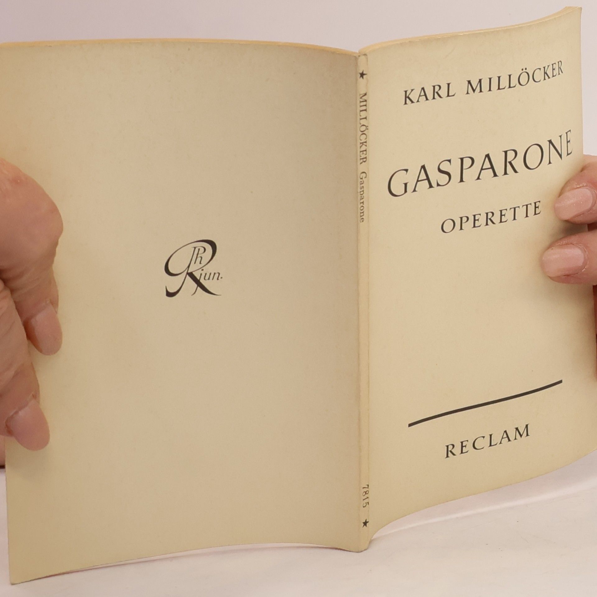 Carl Millöcker Gasparone