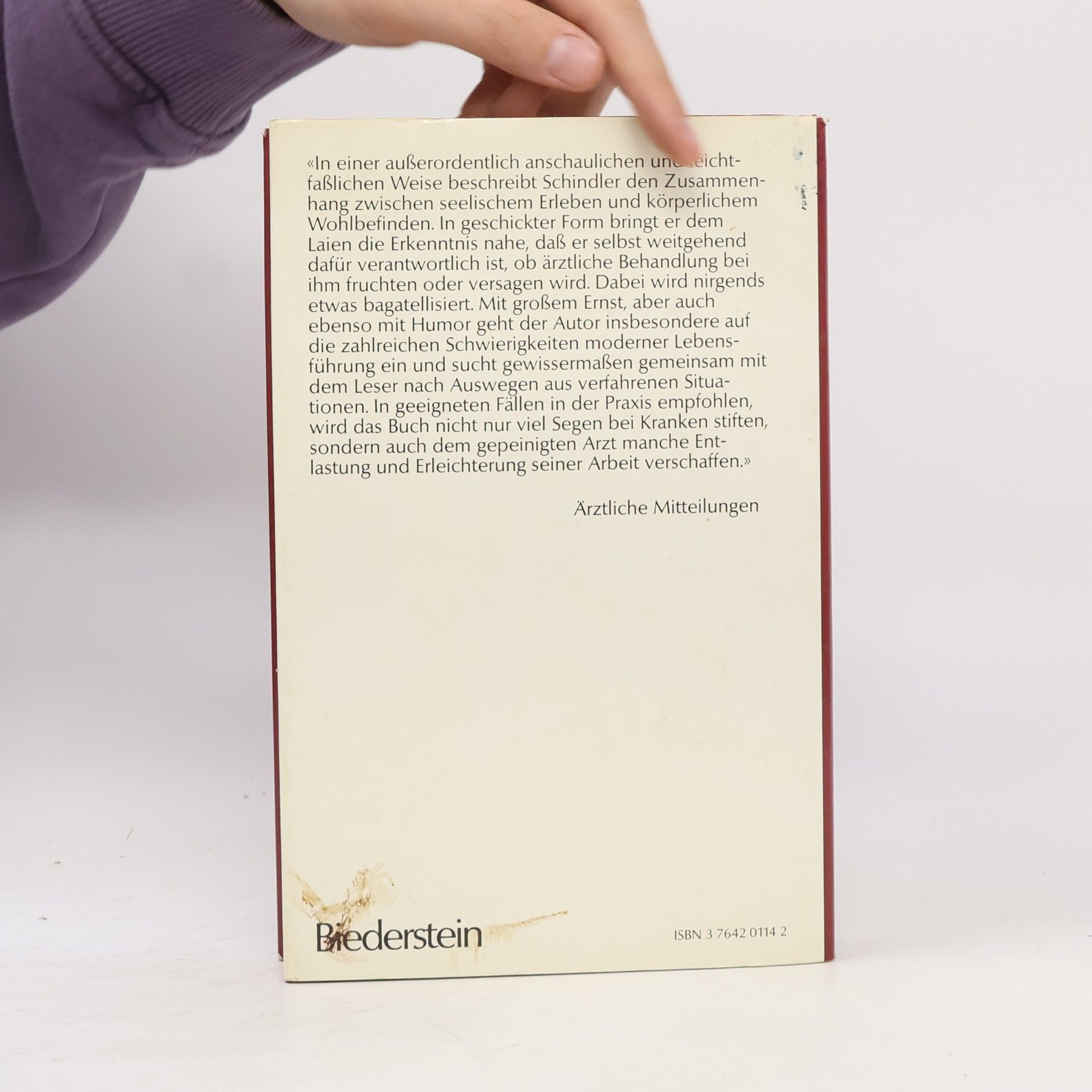 John Albert Schindler Die Heilkraft des seelischen Gleichgewichts