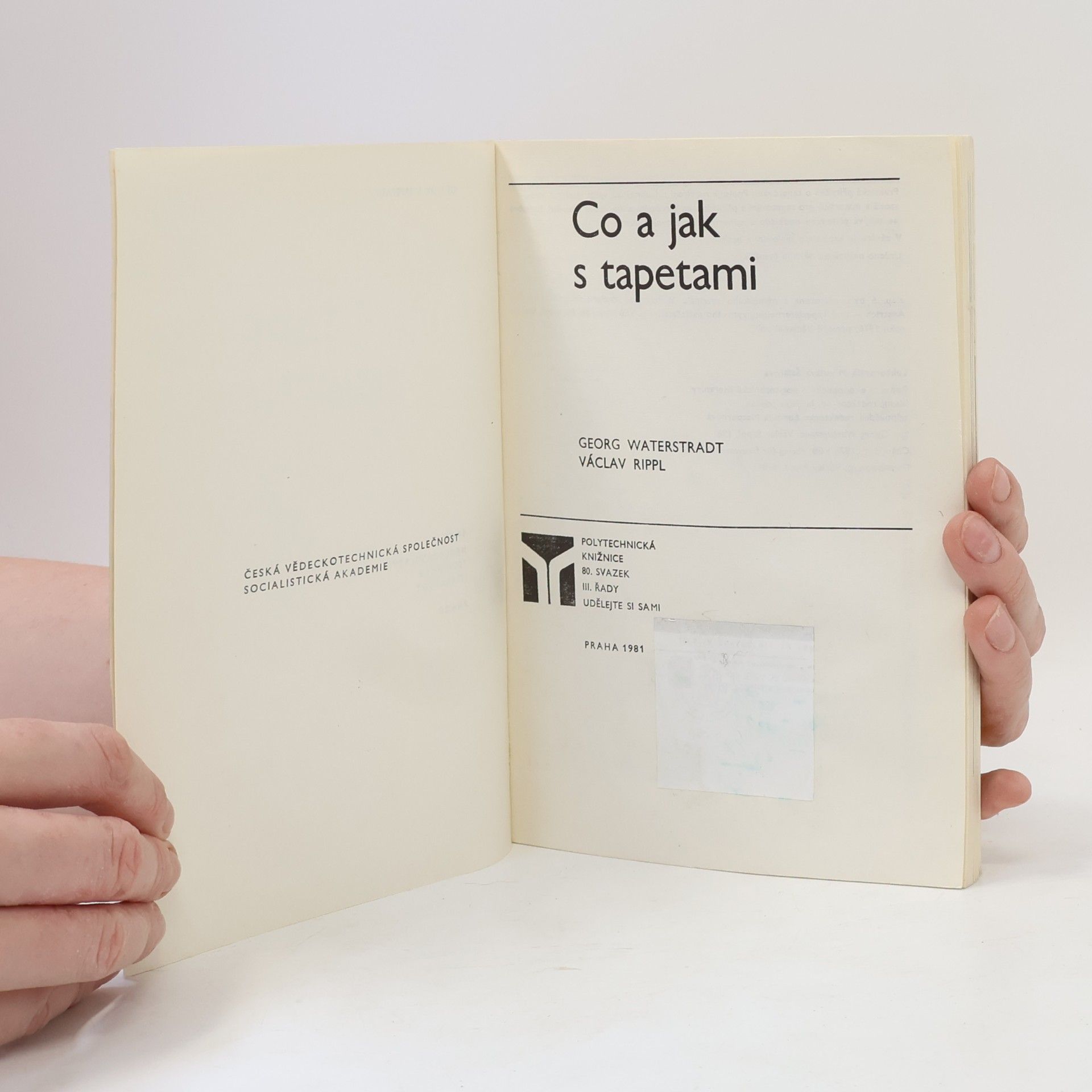 Václav Rippl Co a jak s tapetami