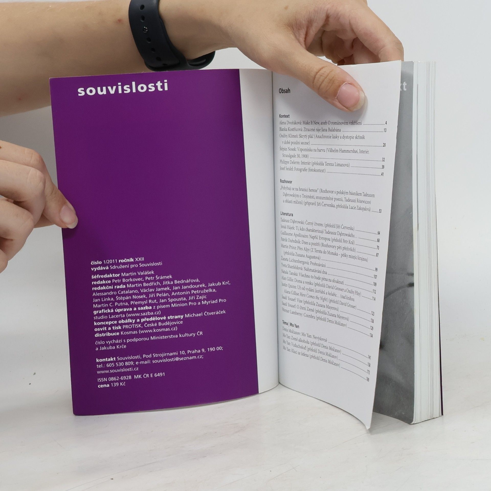 Autorenkollektiv Souvislosti. 1. číslo. Revue pro literaturu a kulturu.