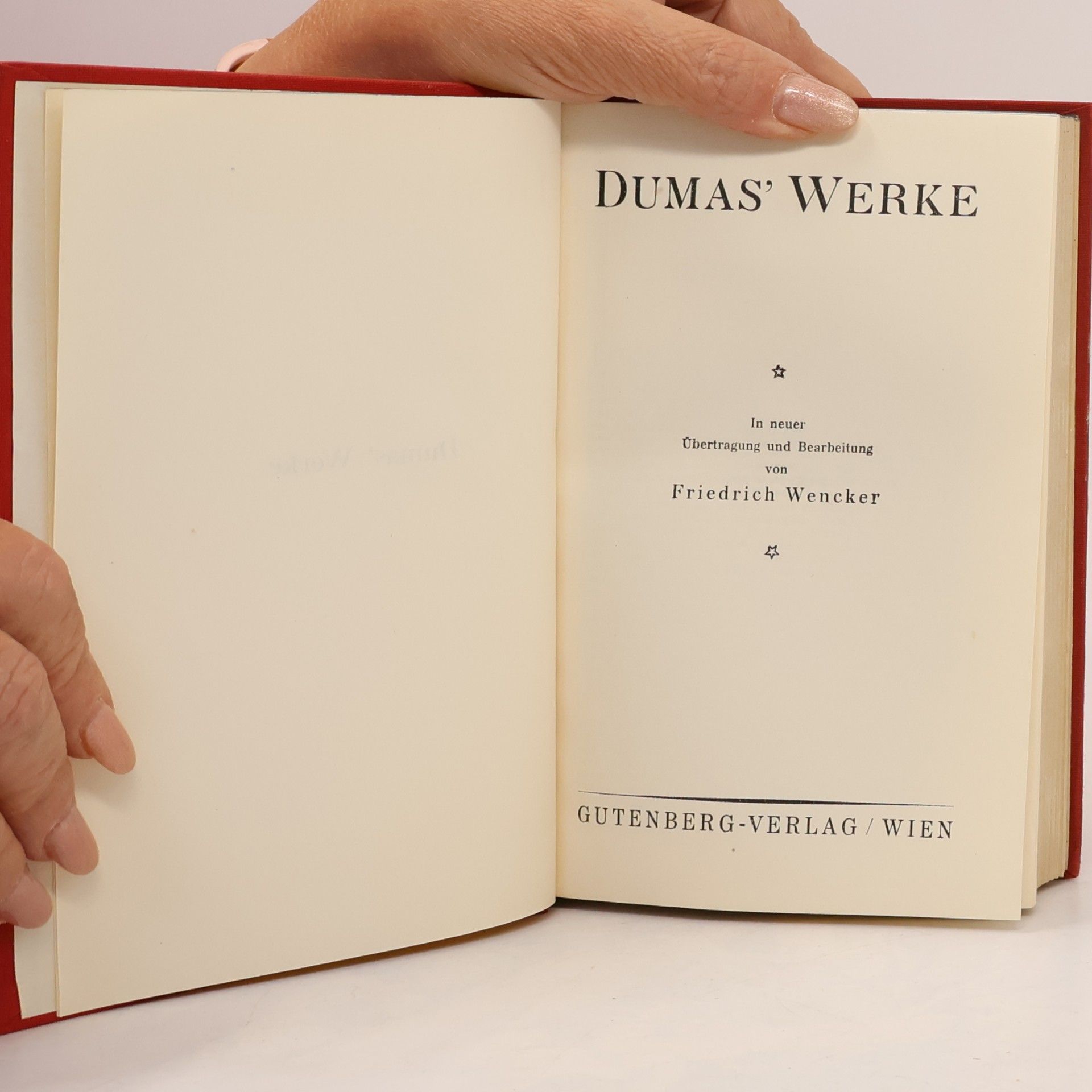 Alexandre Dumas Dumas´s Werke