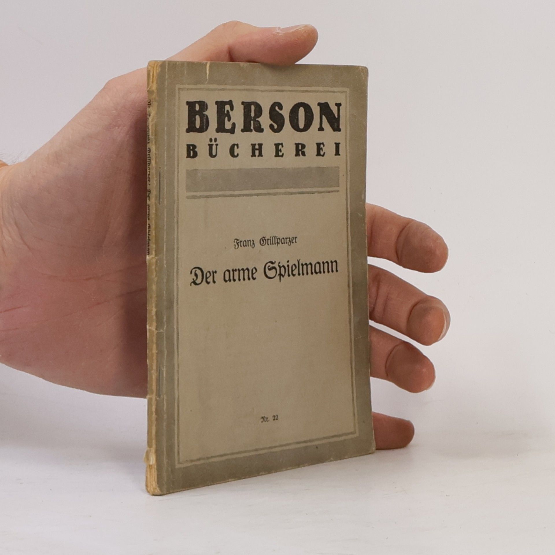 Franz Grillparzer Der arme Spielmann