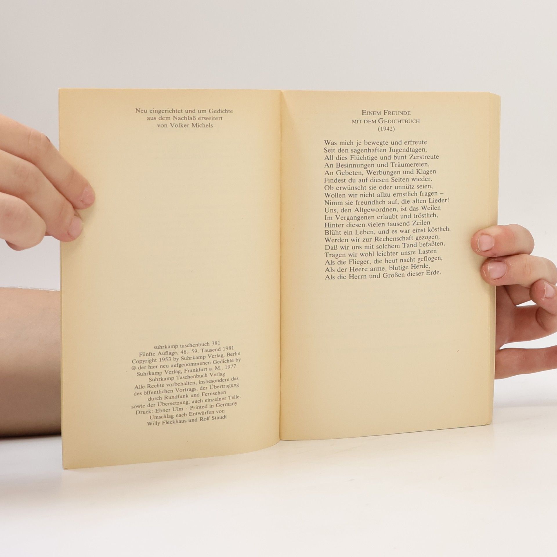 Hermann Hesse Die Gedichte 1