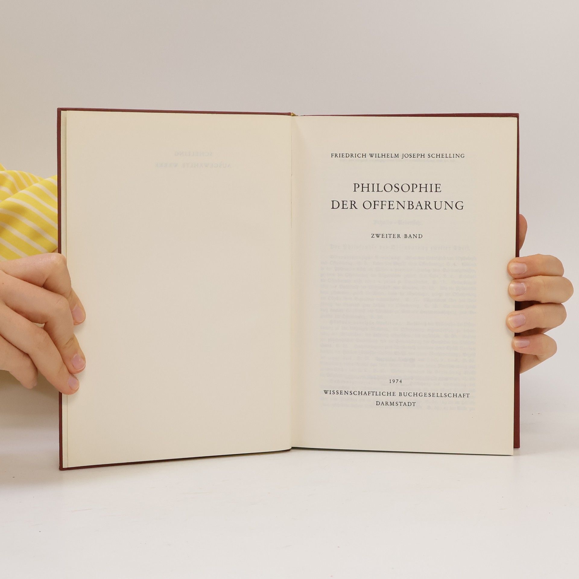 Friedrich Wilhelm Joseph Schelling Philosophie der Offenbarung. Zweiter Band