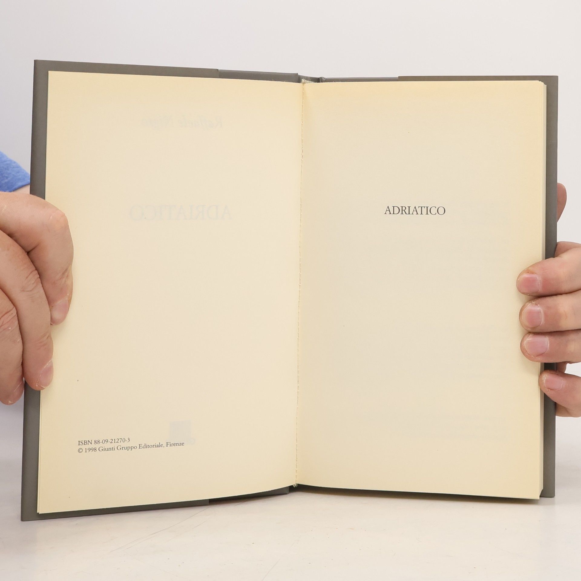 Raffaele Nigro Narratori Giunti: Adriatico