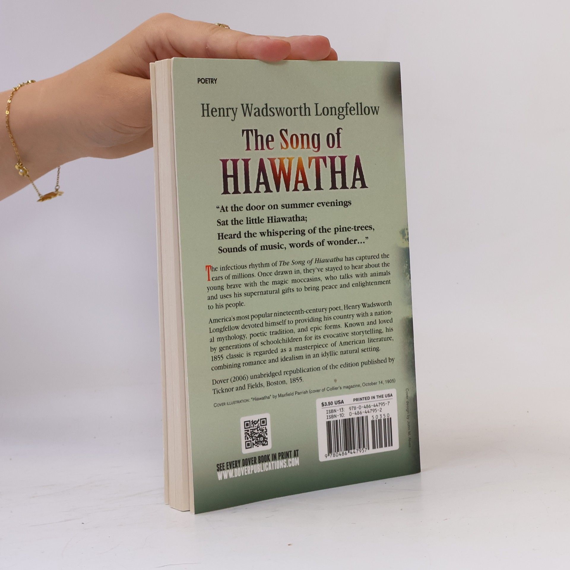 Henry Wadsworth Longfellow Dover Thrift Editions: Song of Hiawatha