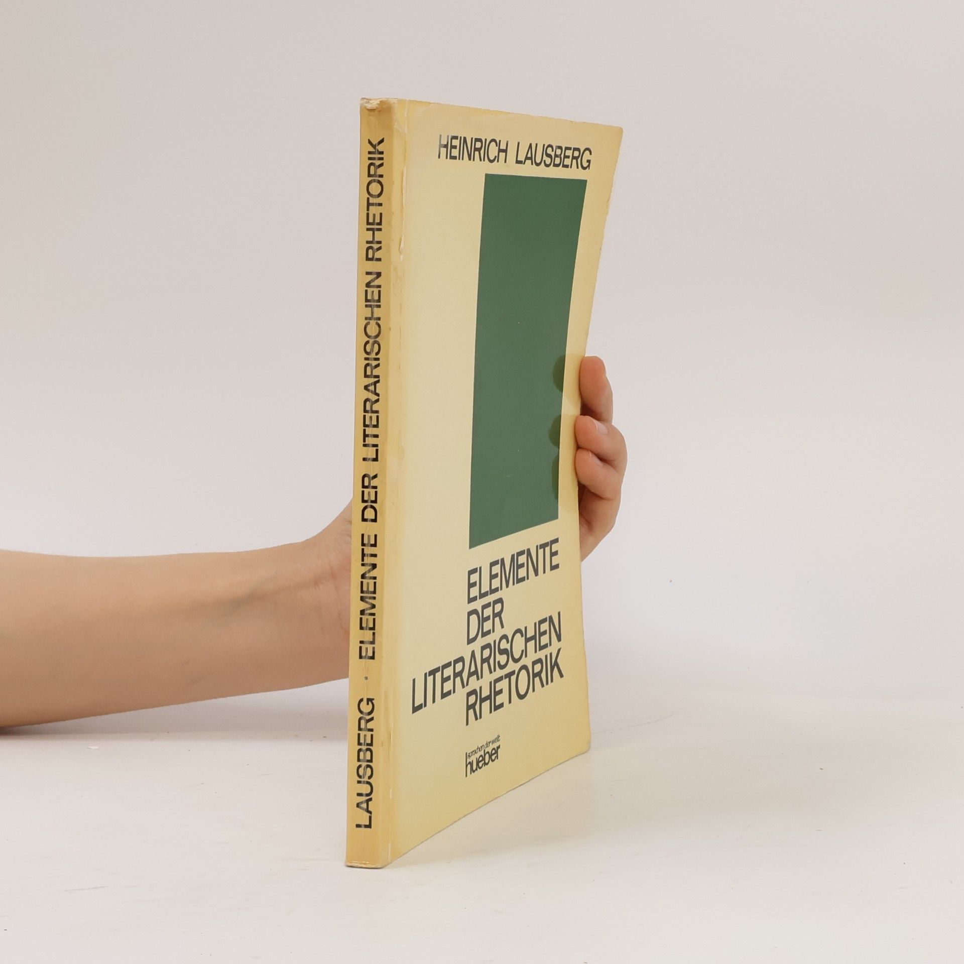 Heinrich Lausberg Elemente der literarischen Rhetorik