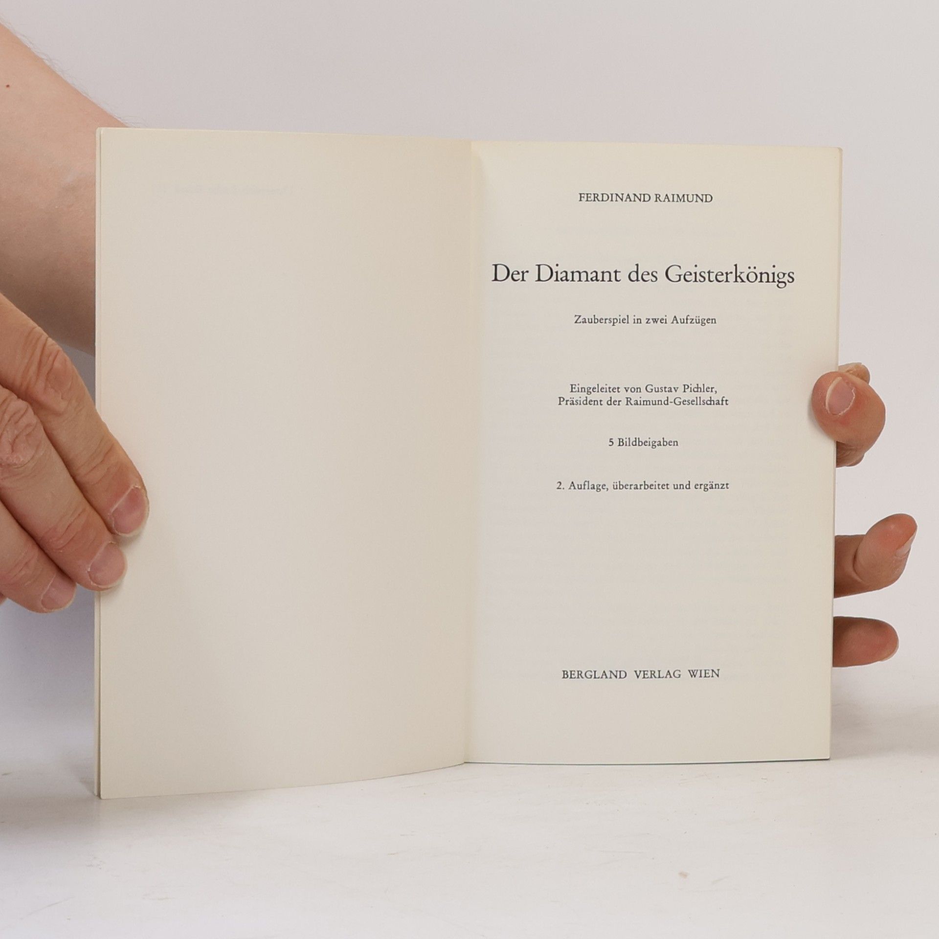 Ferdinand Raimund Der Diamant des Geisterkönigs