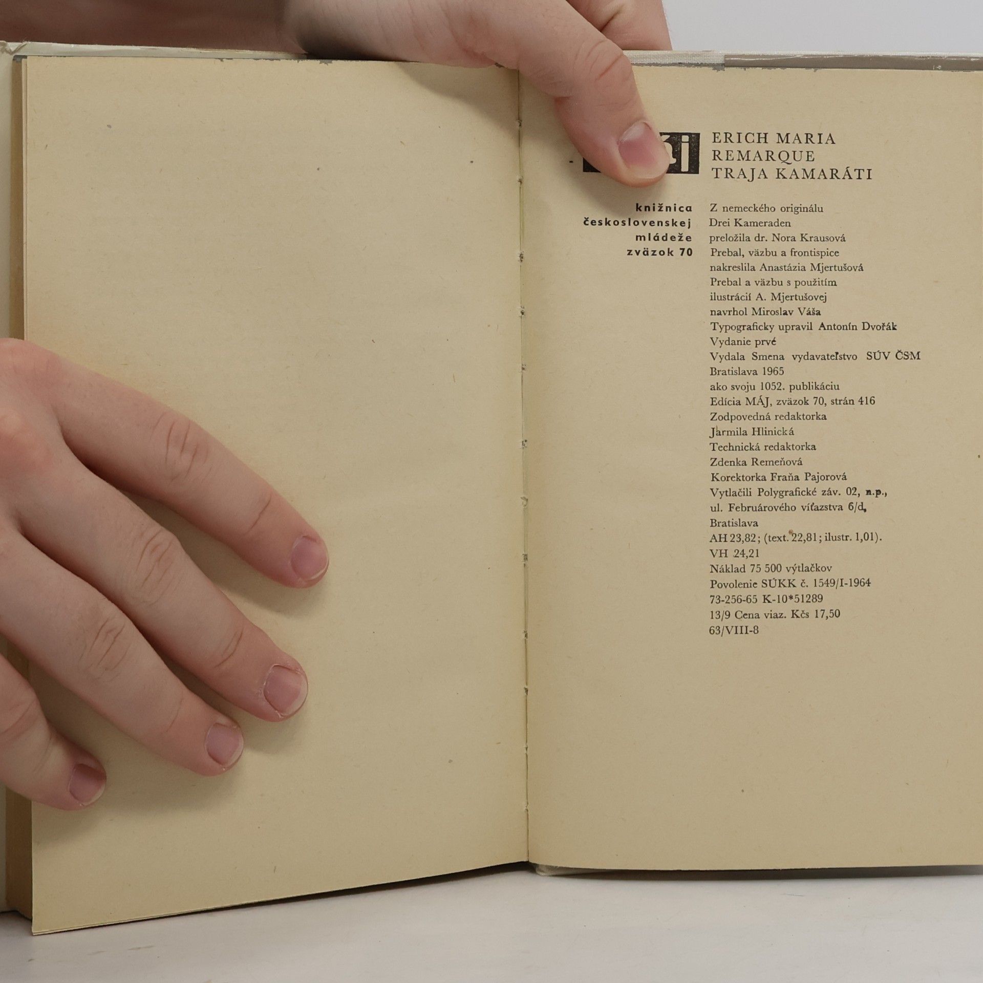 Erich Maria Remarque Traja kamaráti