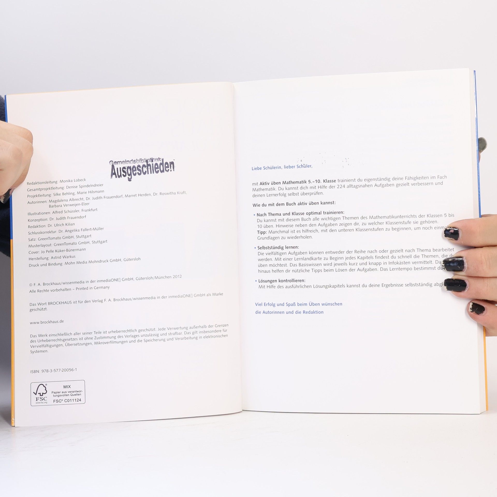 Magdalena Albrecht Brockhaus Scolaris aktiv üben Mathematik 5.-10. Klasse. 224 Aufgaben