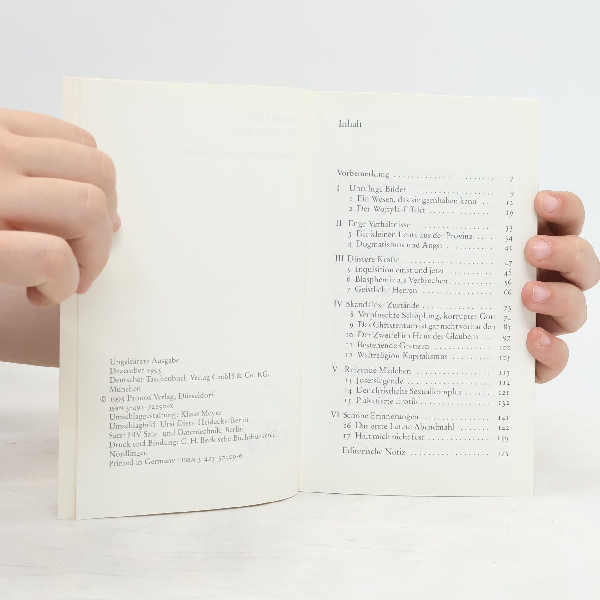 Adolf Holl dtv Sachbuch: In Gottes Ohr