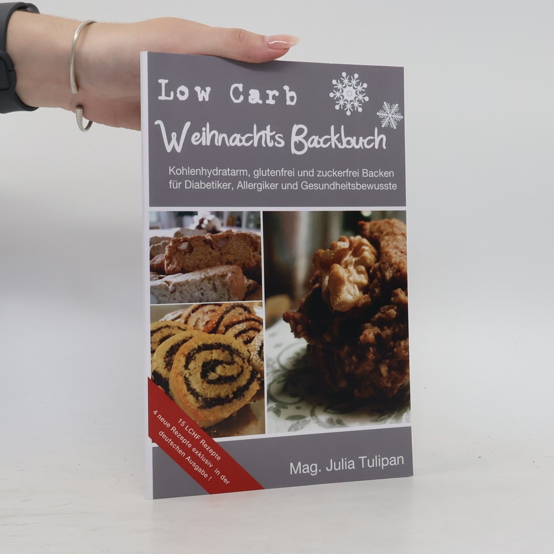 Julia Tulipan Low Carb Weihnachts Backbuch