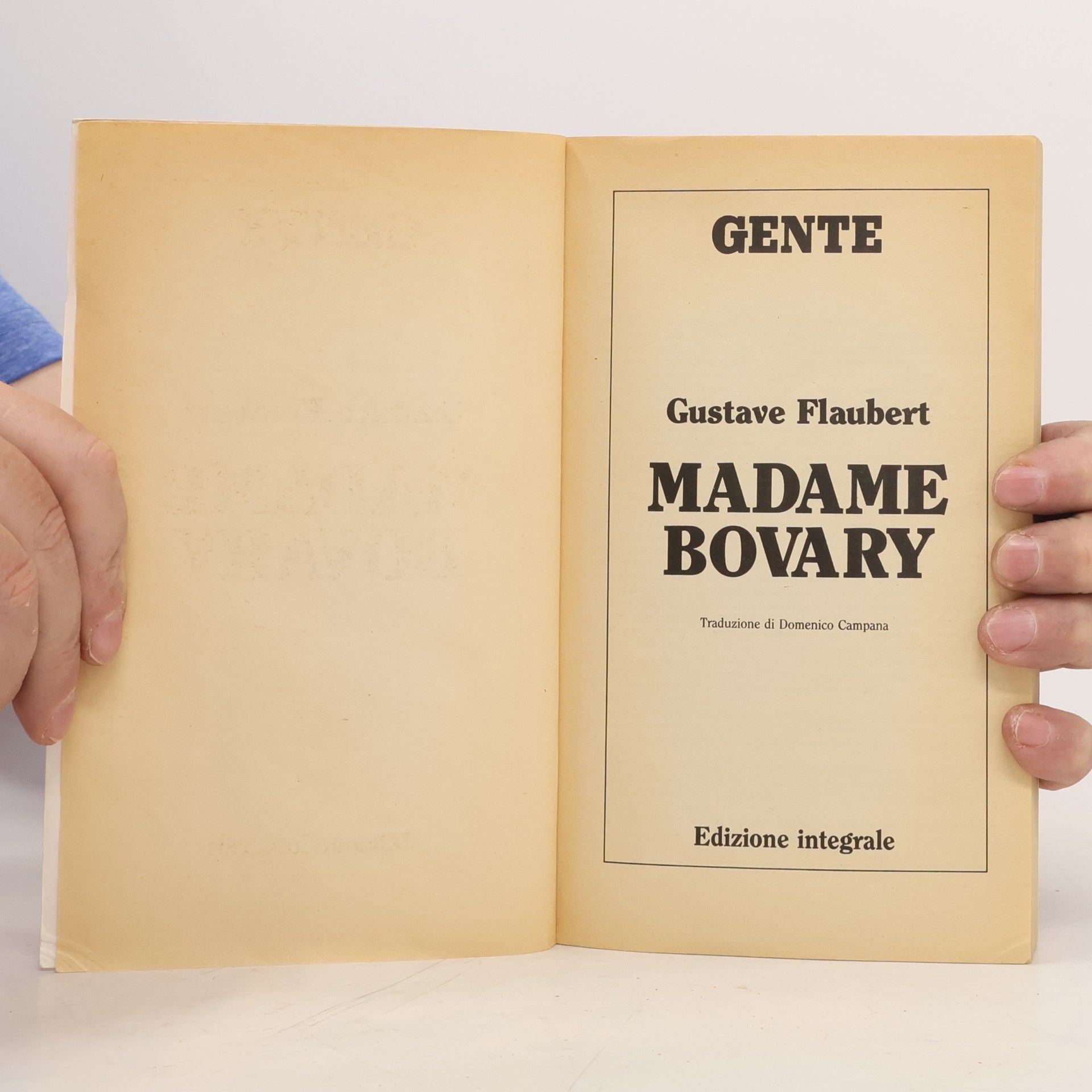 Gustave Flaubert Madame Bovary